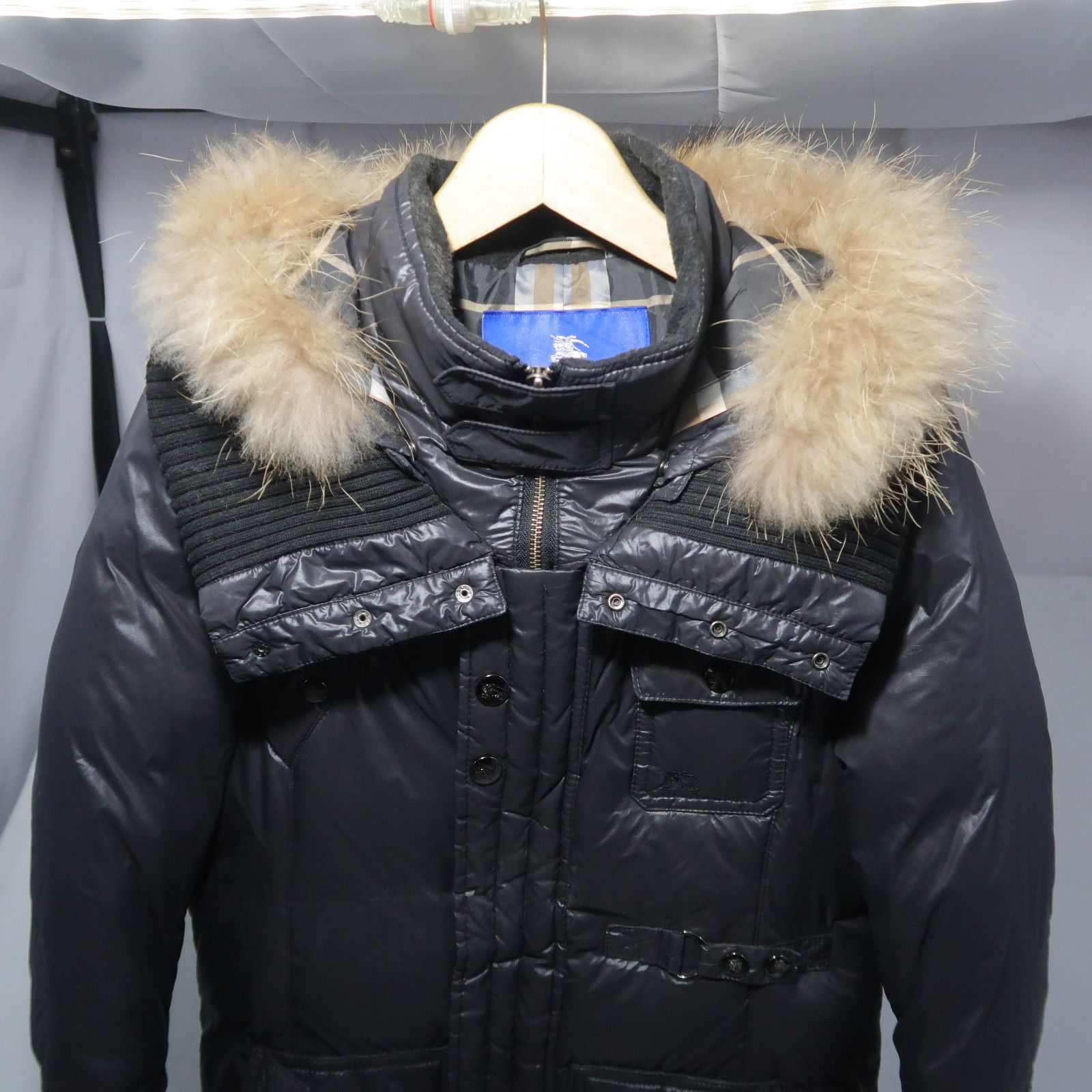 Burberry Burberry Blue Label Bondage Puffer Down Fur Jacket Size US S / EU 44-46 / 1 - 4 Thumbnail