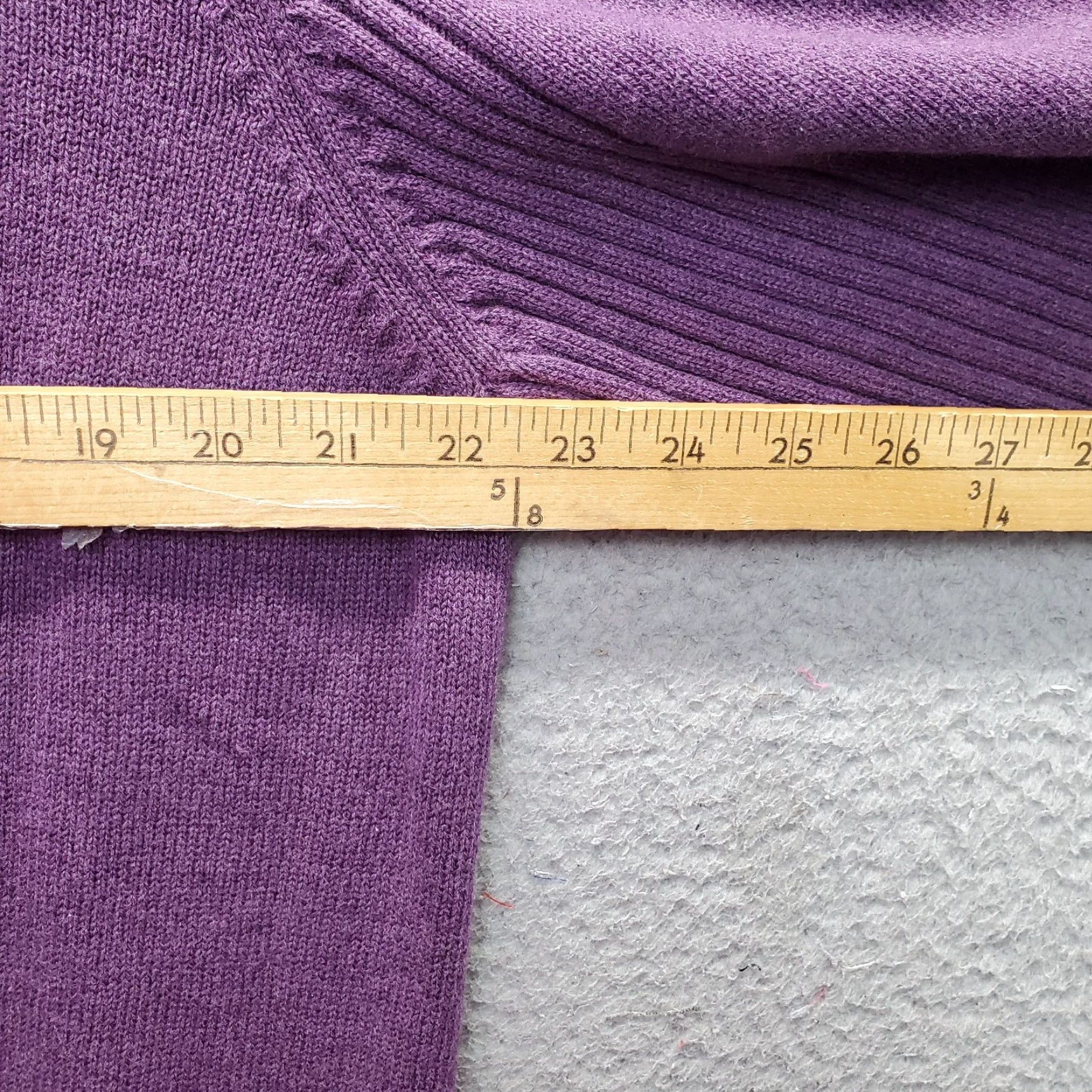 Sean John Sean John Sweater Mens Size 2XL Purple Long Sleeve Mock Neck Ribbed Hem Button Knit Pullover Folding into Casual Mens Sweater Size US XXL / EU 58 / 5 - 3 Thumbnail
