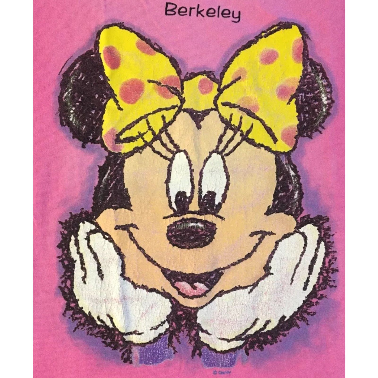 Disney VINTAGE Disney Minnie Mouse Berkeley 90s Shirt M Pink Cartoon Grunge Funny T-Shirt Men Short Sleeve Adult M-Size Size US M / EU 48-50 / 2 - 2 Thumbnail