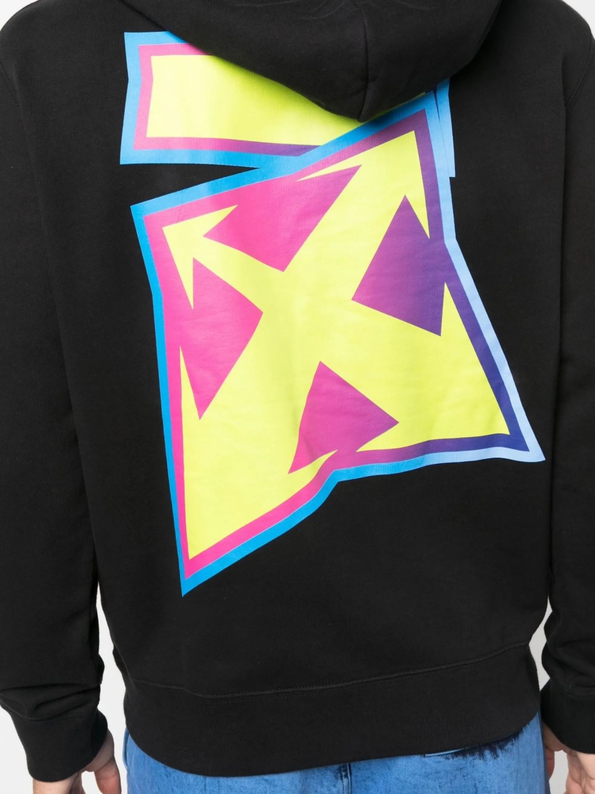 Off-White o1gr1nt0125 Degrade Thund Slim Hoodie in Black Size US XXS / EU 40 - 5 Thumbnail