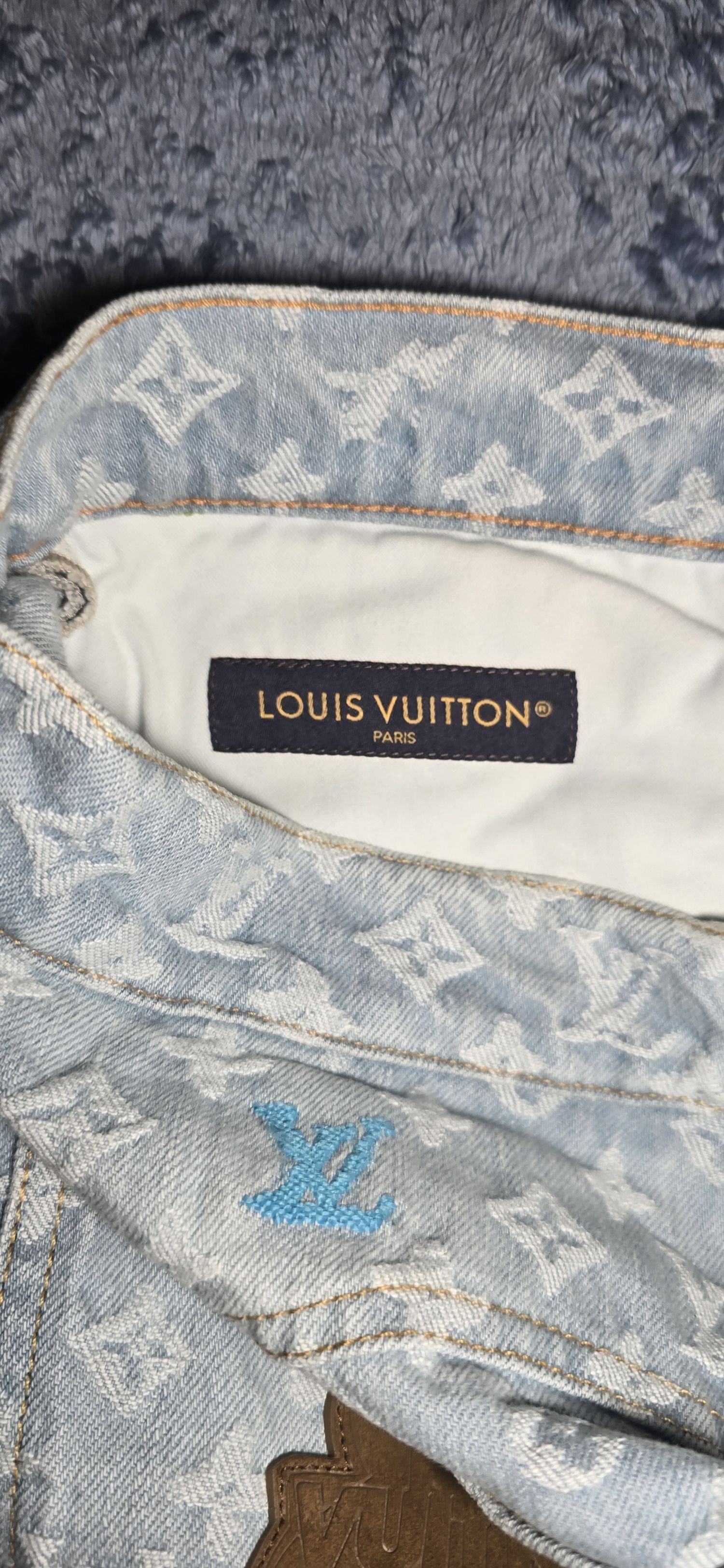 Louis Vuitton × Tyler The Creator Monogram Denim Jeans Size US 36 / EU 52 - 11 Thumbnail