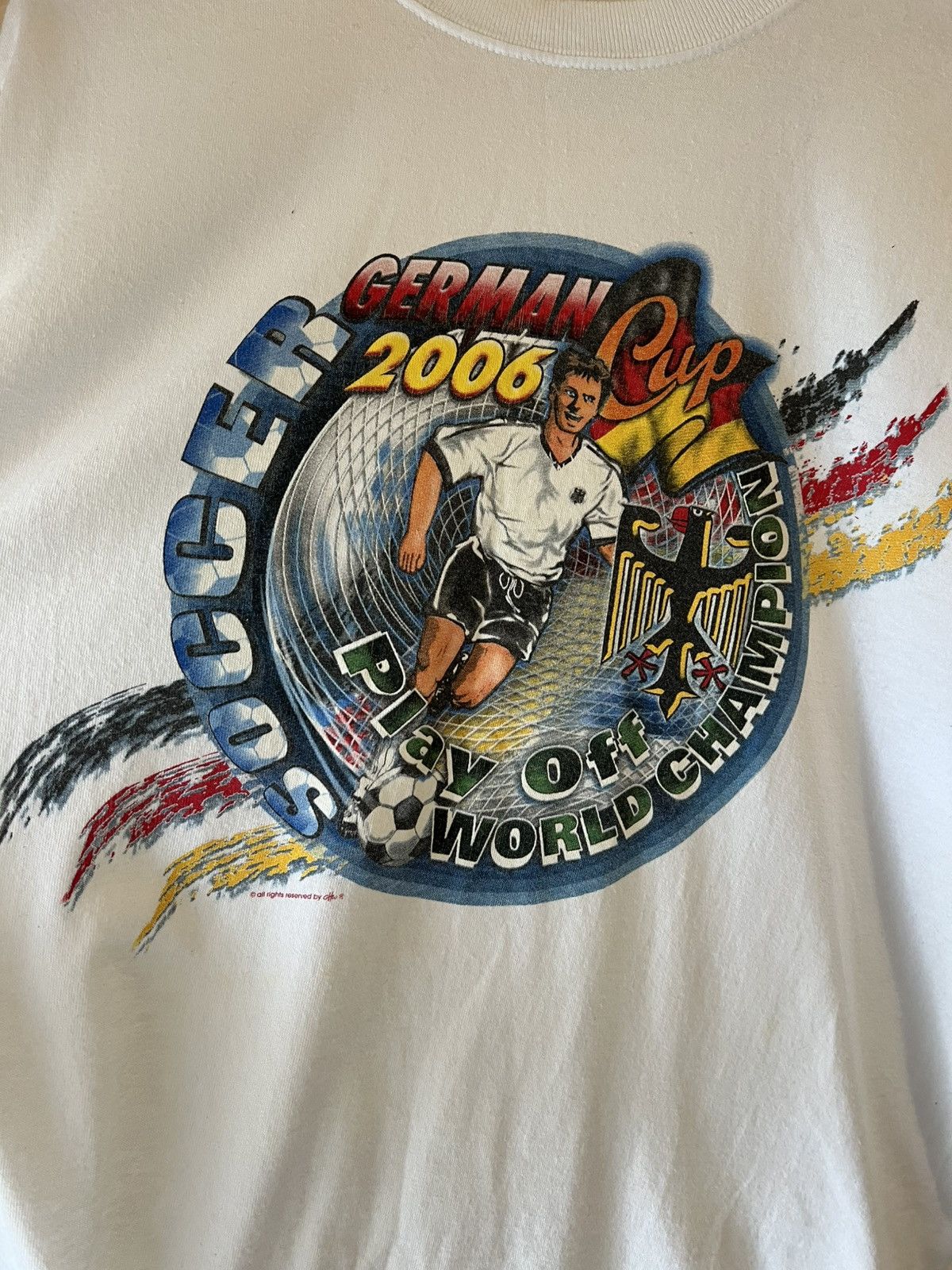 Vintage Vintage FIFA Germany 2006 World Cup T-shirt Size US XL / EU 56 / 4 - 2 Thumbnail