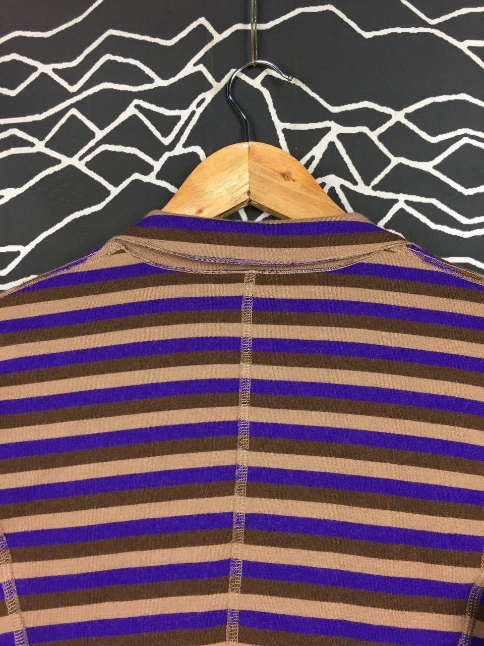 Vintage Reversible Knit Blazer Jacket Solid Brown / Bold Purple Size S / US 4 / IT 40 - 13 Thumbnail