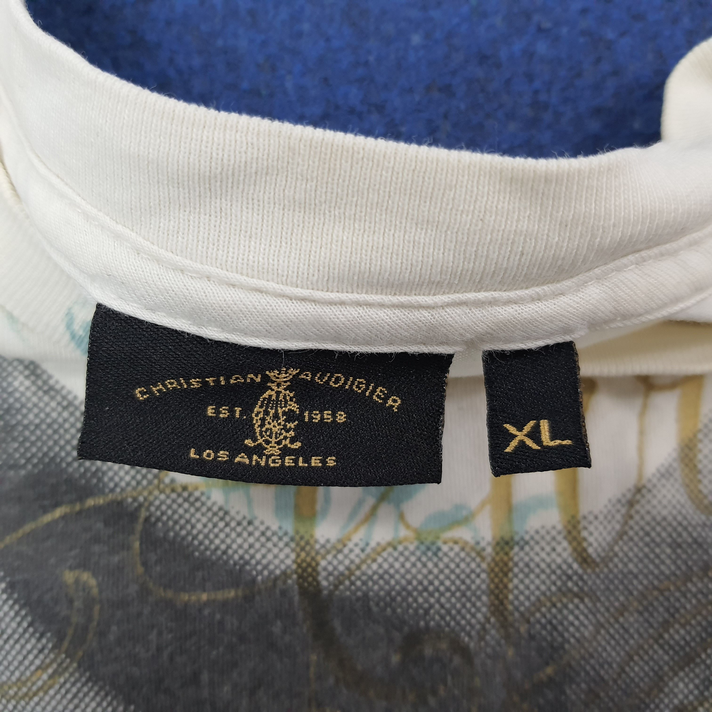 Christian Audigier Vintage Christian Audigier Los Angles Tshirt C267N4 Size US L / EU 52-54 / 3 - 5 Thumbnail