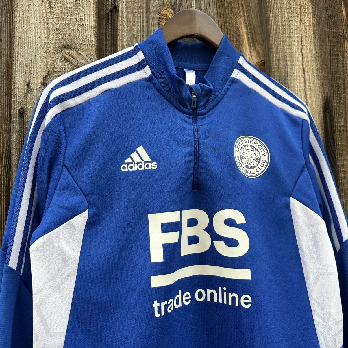 Adidas Adidas FC Leicester City Soccer Long Sleeve Shirt 1/4 Zip Size US M / EU 48-50 / 2 - 2 Thumbnail