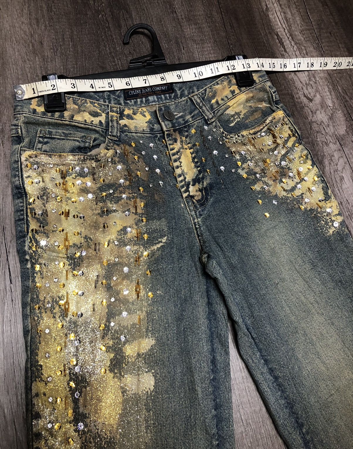 Designer × Japanese Brand × Vintage CF LINE FLARED BOOTCUT JEANS COMPANY Size 29" - 2 Thumbnail