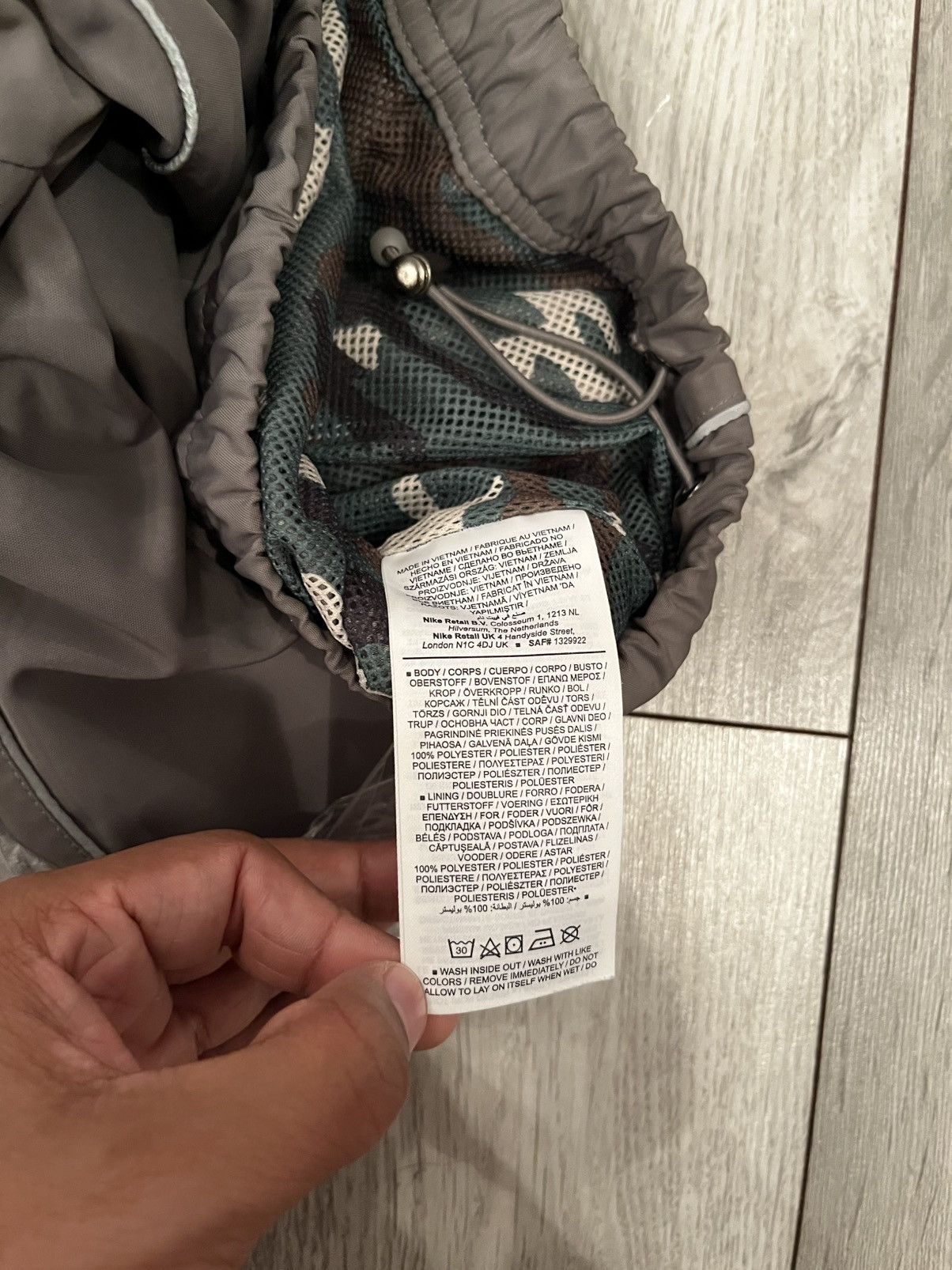 Corteiz × Nike Nike x Corteiz NRG Gully Grey Track Jacket - Size S Size US S / EU 44-46 / 1 - 11 Thumbnail