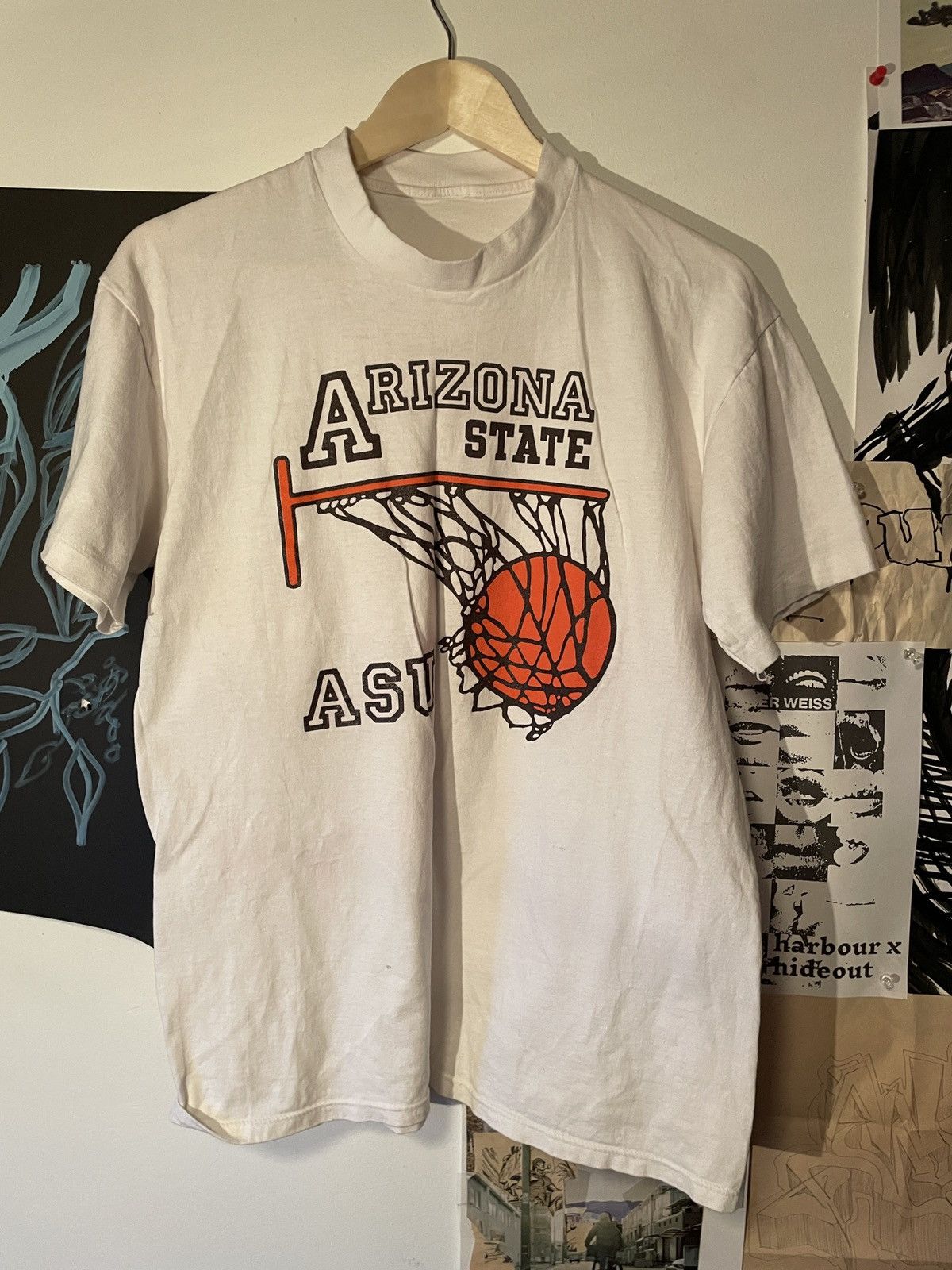 Vintage ASU Basketball T-Shirt Size US M / EU 48-50 / 2 - 1 Thumbnail