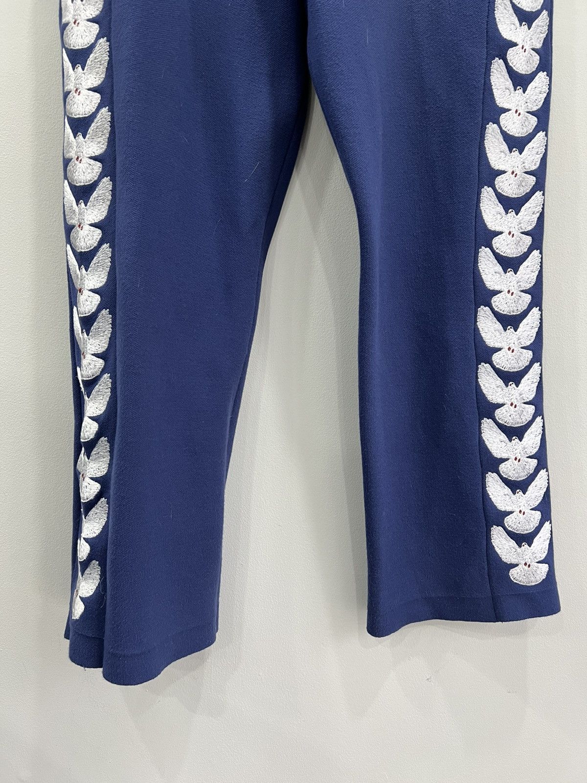3.PARADIS Mens 3 Paradis Logo Embellished Dove Pants Jogging Size US 34 / EU 50 - 4 Thumbnail