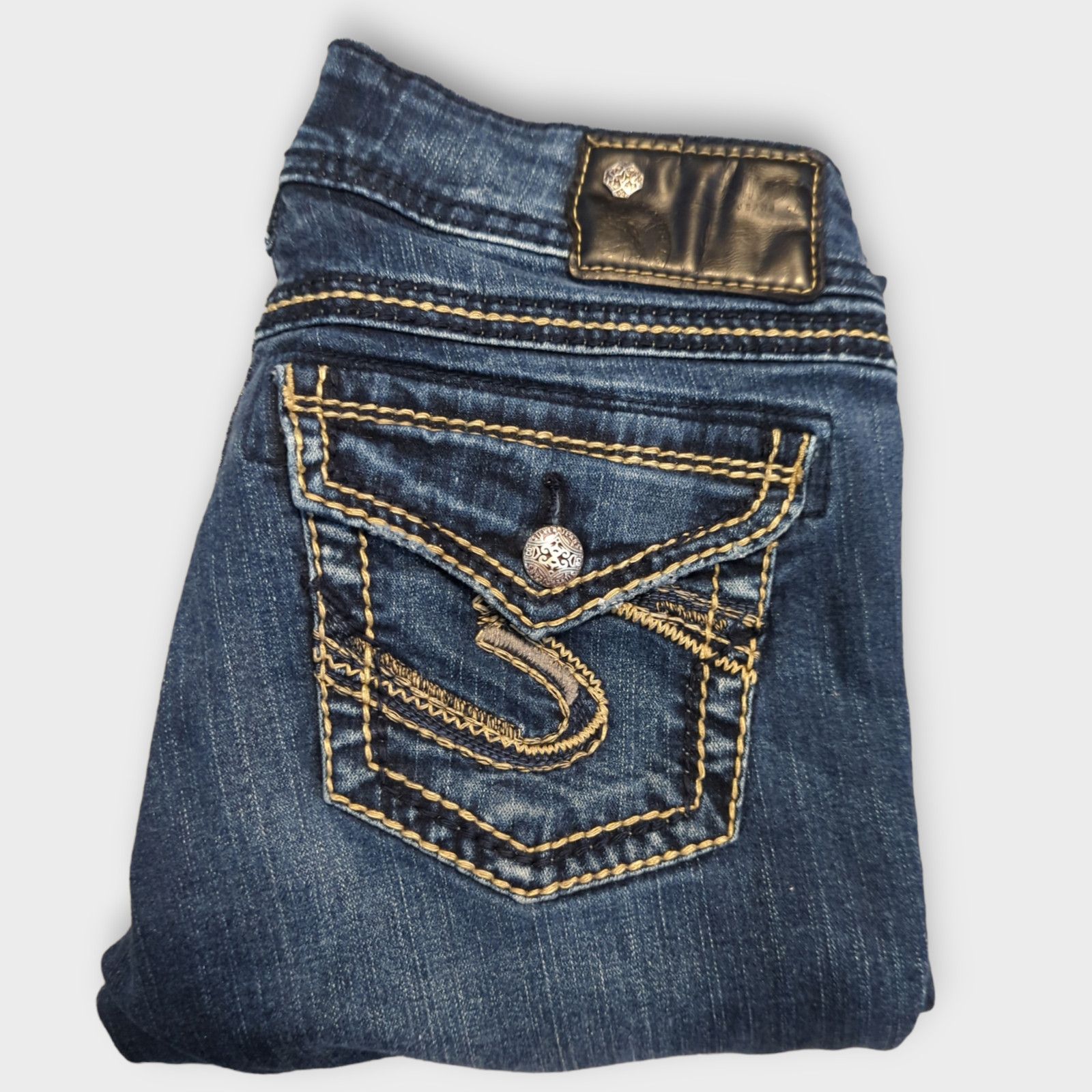 Other SILVER Suki Fluid Denim Boot Cut Jeans W26 Size 26" / US 2 / IT 38 - 7 Thumbnail