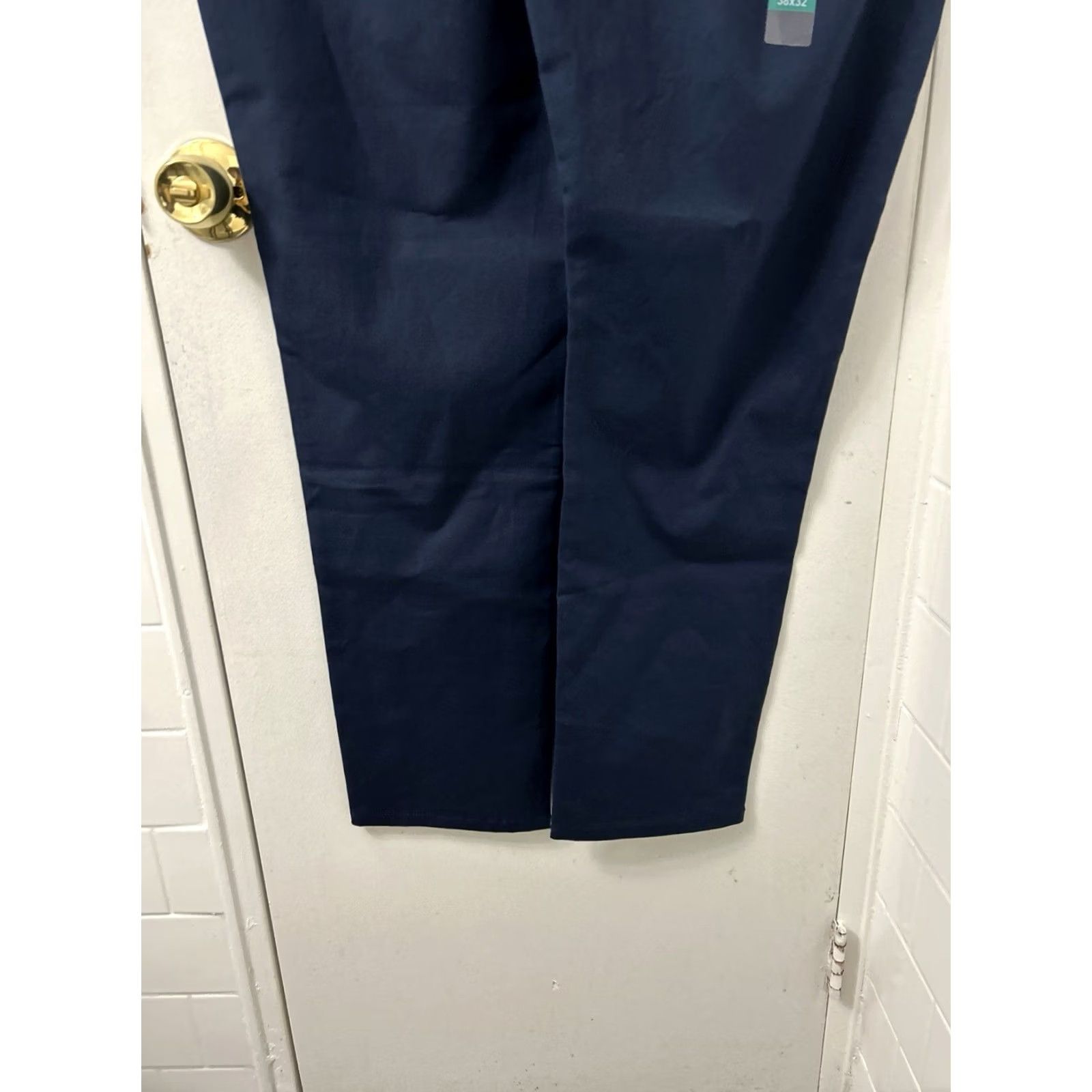 Zanella ZNL Zanella Chinos Pants Mens 38x32 Navy Blue Slim Straight Trousers NWT Size US 38 / EU 54 - 3 Thumbnail