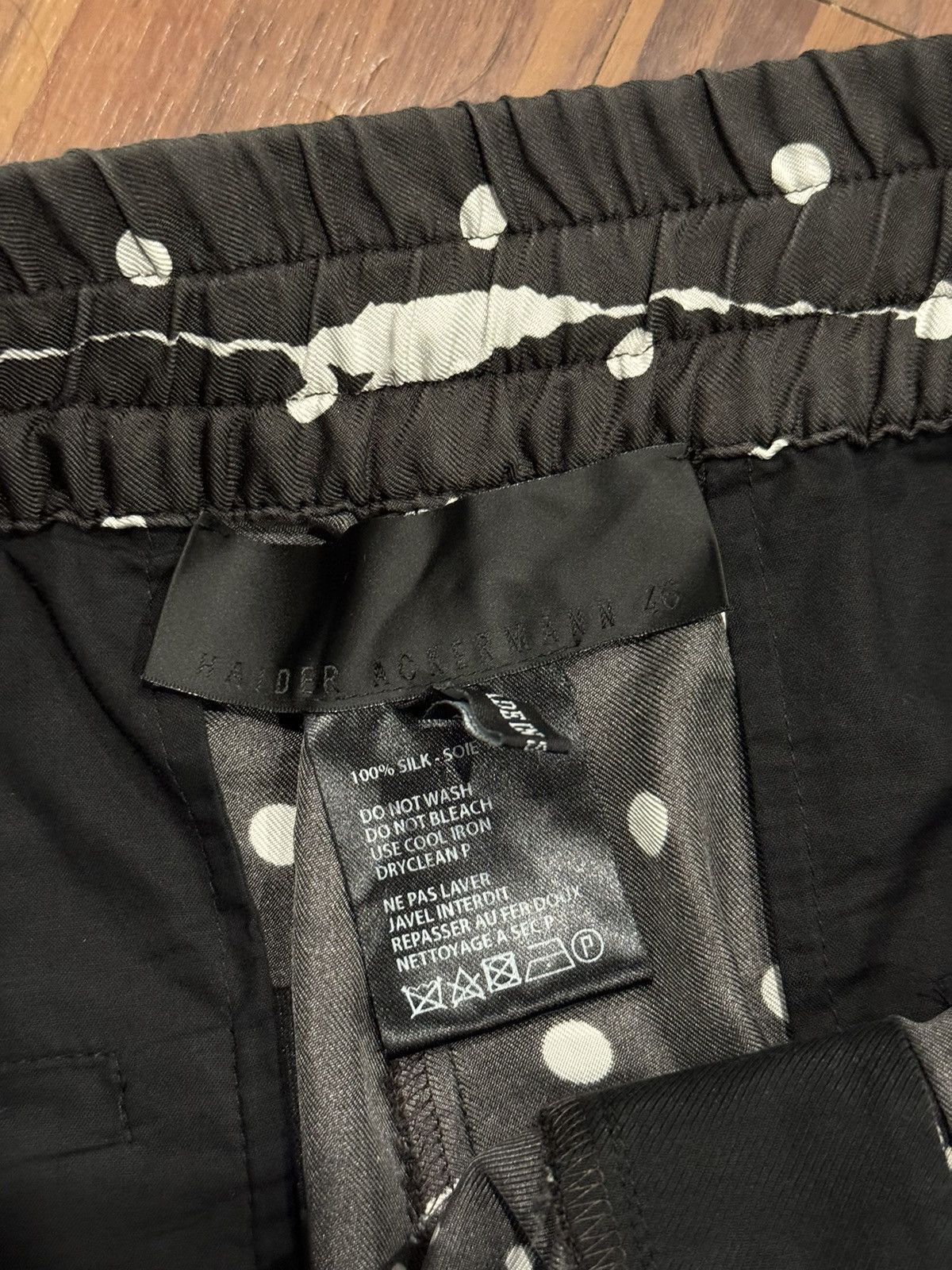 Haider Ackermann Haider Ackermann Black Gaspeite Trousers Size US 30 / EU 46 - 10 Thumbnail