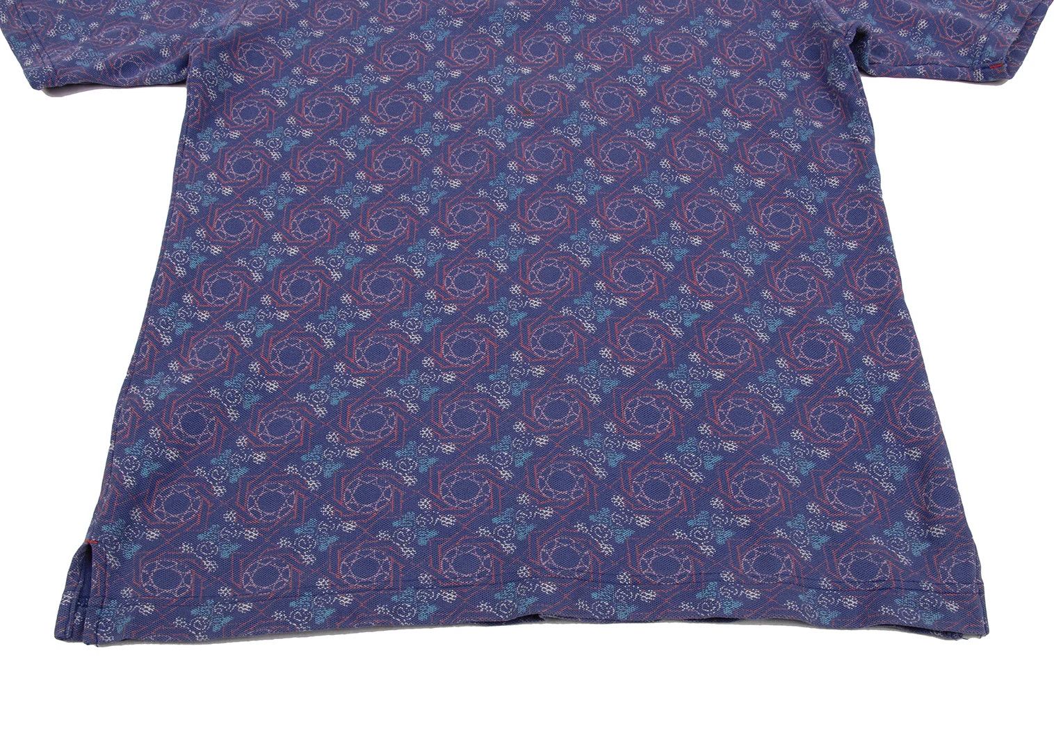 Issey Miyake Graphic All-Over Print Polo Shirt in Purple and Others Size US M / EU 48-50 / 2 - 8 Thumbnail