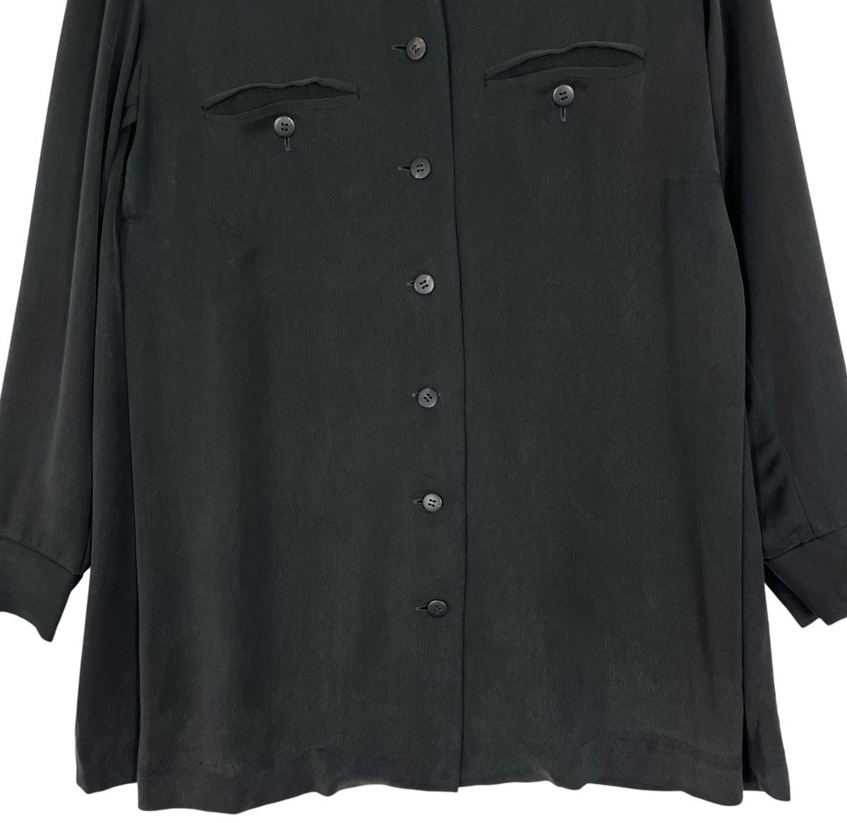 Designer × Issey Miyake × Japanese Brand Vintage Issey Miyake Women’s Blouse Shirt Size M / US 6-8 / IT 42-44 - 3 Thumbnail