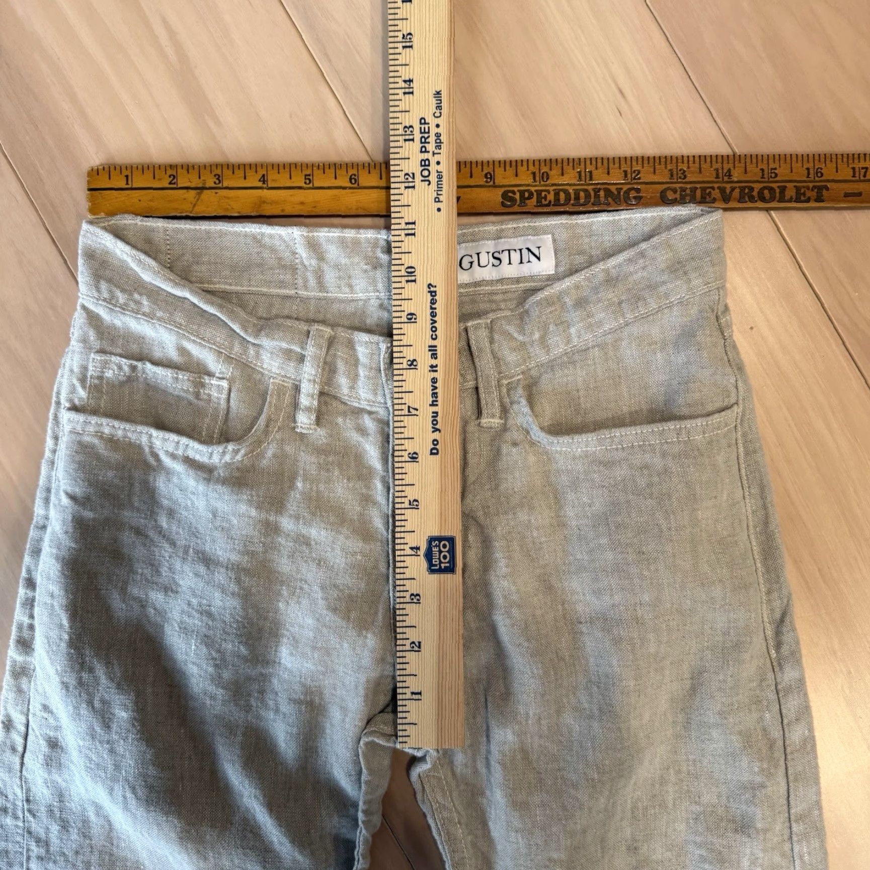 Gustin Gustin Rustic Slub Linen Pants 28 Light Beige Lightweight Minimalist New York Shirt Size US 28 / EU 44 - 5 Thumbnail