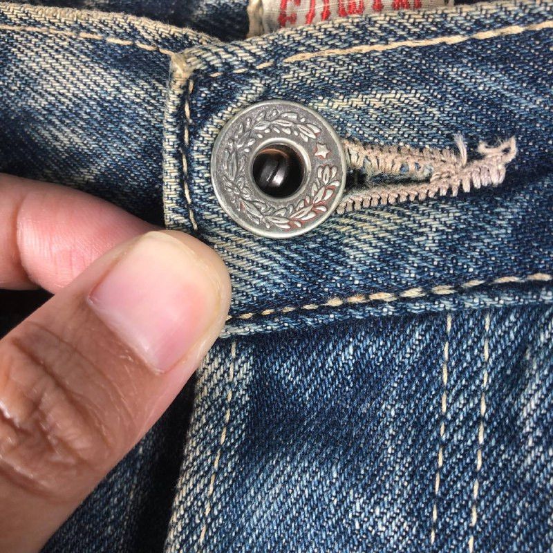 Edwin × Japanese Brand Vintage Edwin 505 Distressed Denim jeans Size US 34 / EU 50 - 7 Thumbnail