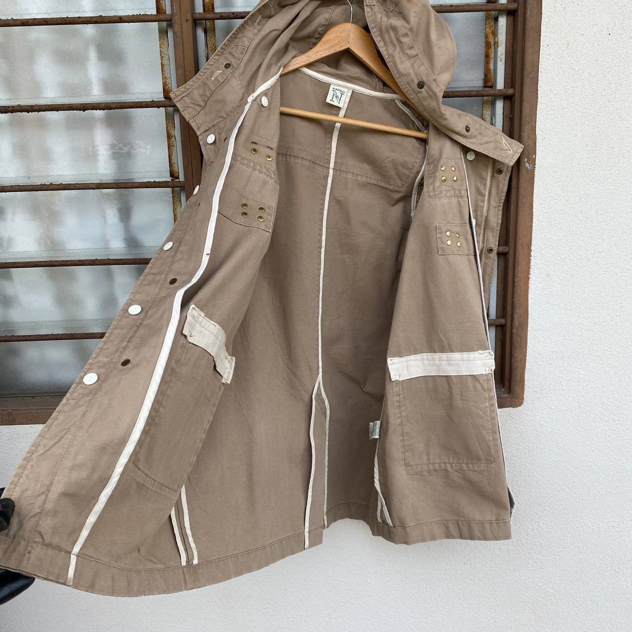 Japanese Brand Rare RNA Inc. Japan Archival Buckle Parka Hooded Duck Canvas Size US M / EU 48-50 / 2 - 9 Thumbnail