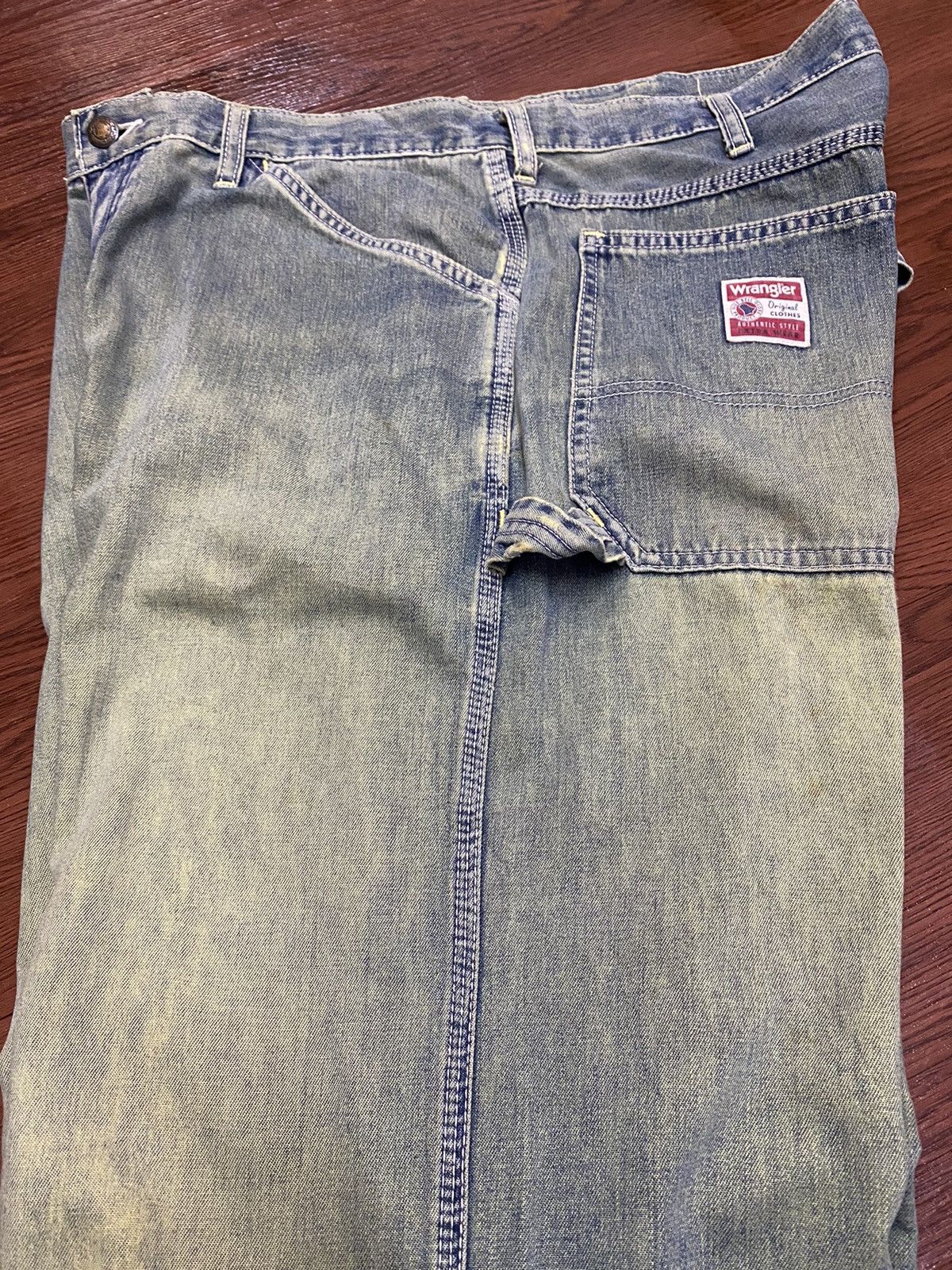 Wrangler Vintage Wrangler Mud Wash Carpenter Baggy Jeans Size US 34 / EU 50 - 7 Thumbnail