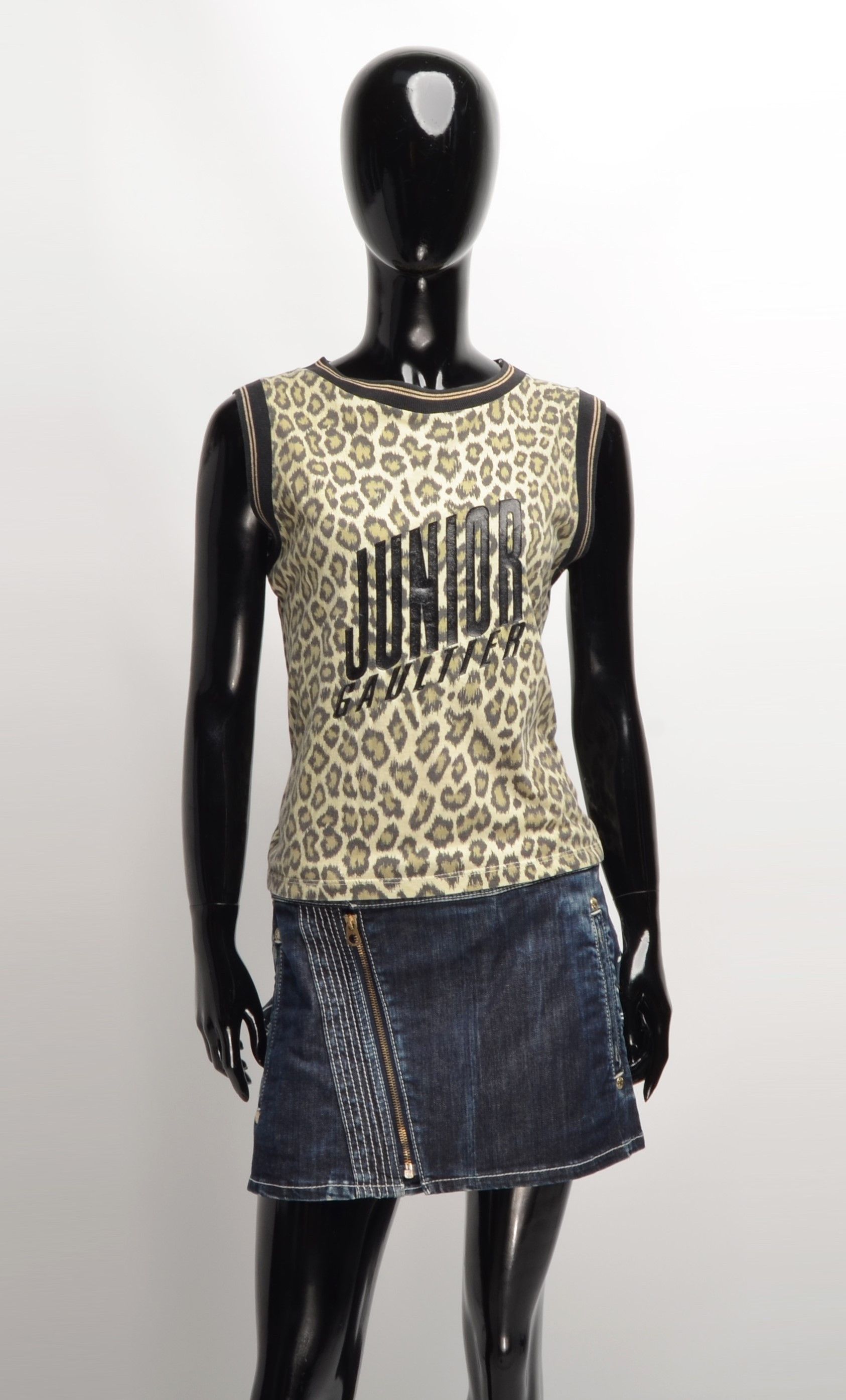 Jean Paul Gaultier Rare Vintage Jean Paul Gaultier Junior Leopard Top Size S / US 4 / IT 40 - 1 Thumbnail