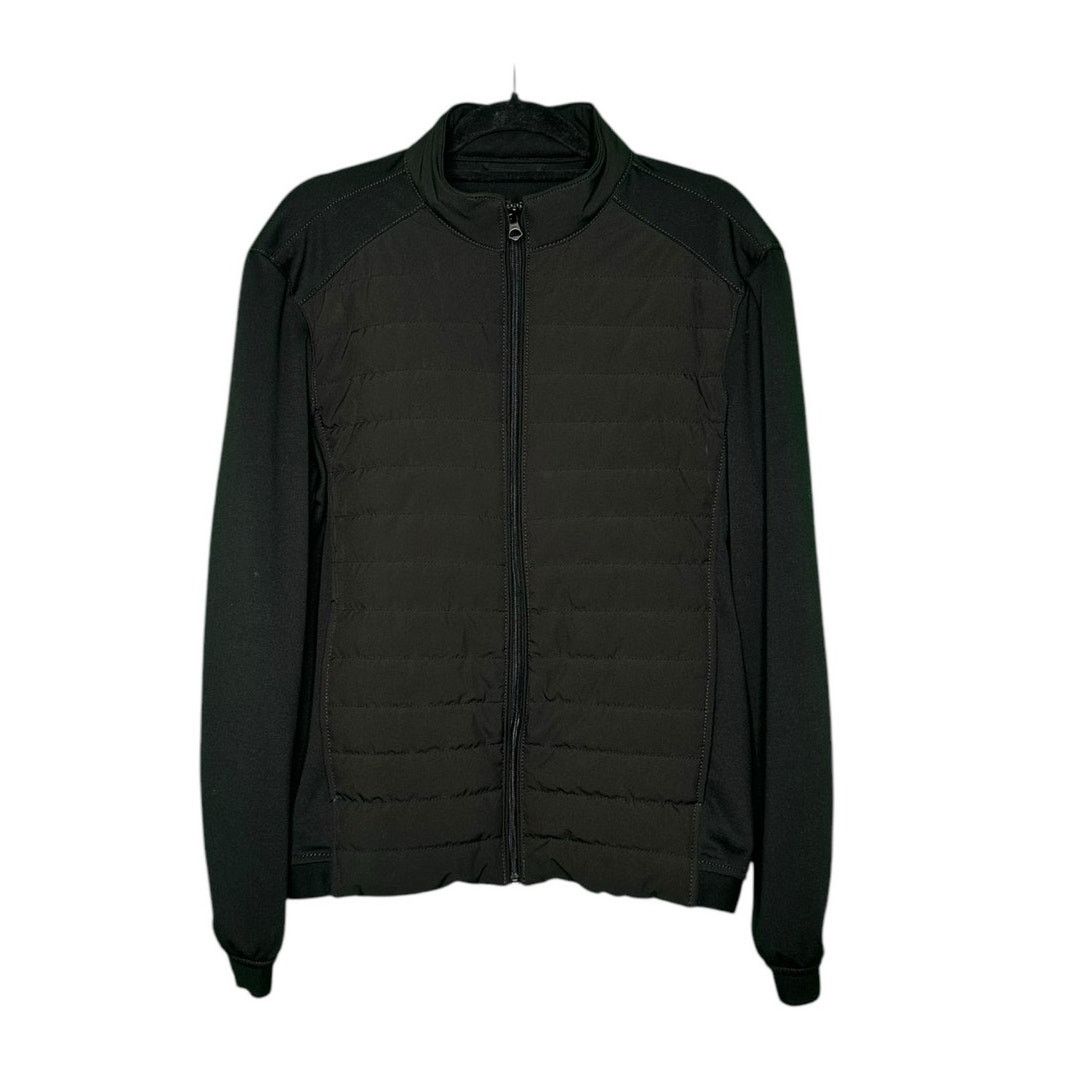 Zara Zara man black quilted front zipper jacket size Large Size US L / EU 52-54 / 3 - 10 Thumbnail