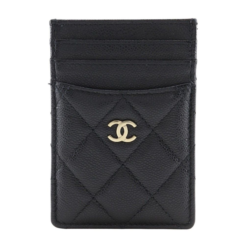 Chanel Chanel CC Card Case Quilted Caviar Size ONE SIZE - 1 Thumbnail
