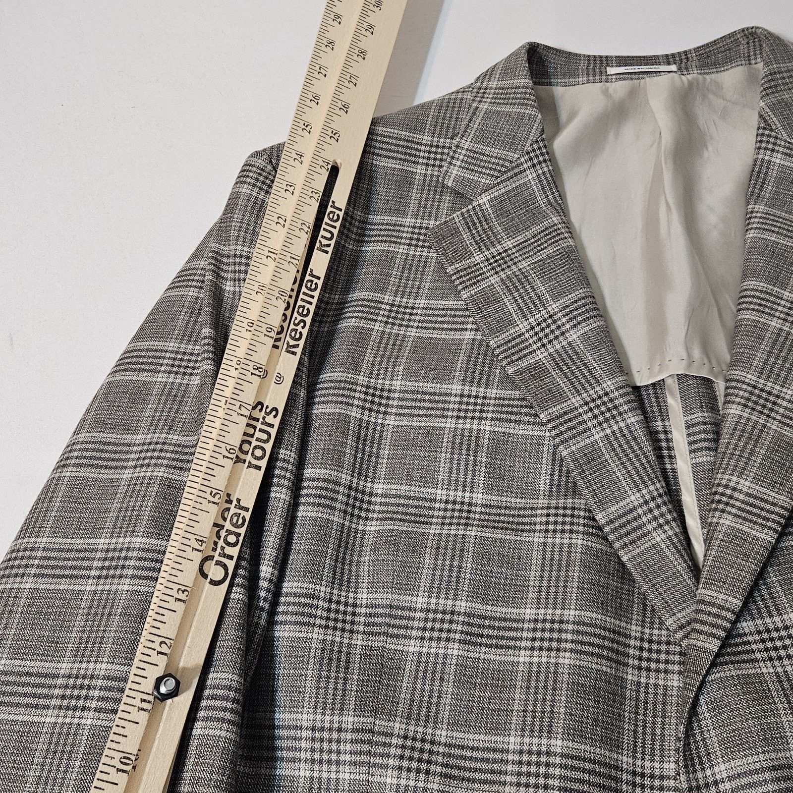 Peter Millar Peter Millar Sport Coat Mens 48R Plaid Wool Modern Blazer Size US M / EU 48-50 / 2 - 6 Thumbnail