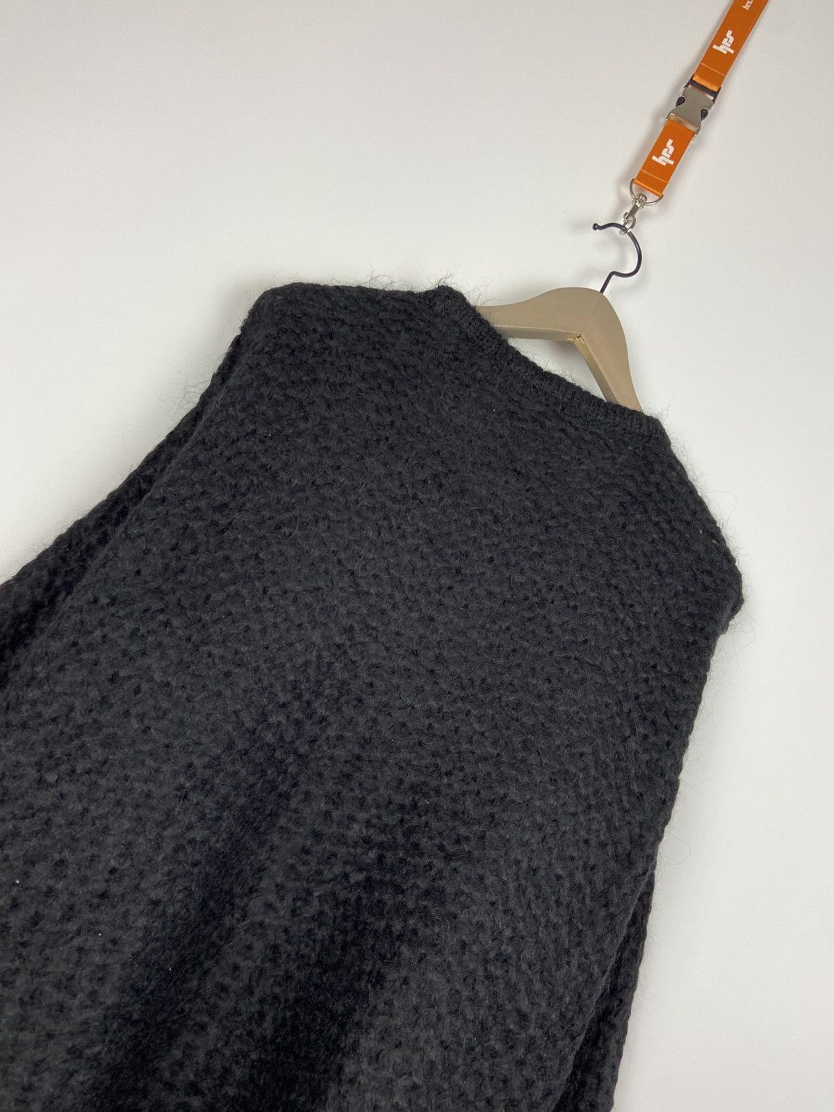 Designer × Thom Krom Thom Krom Black Mens Knitted Sweater Suri Alpaca/Wool Sz S Size US S / EU 44-46 / 1 - 16 Thumbnail