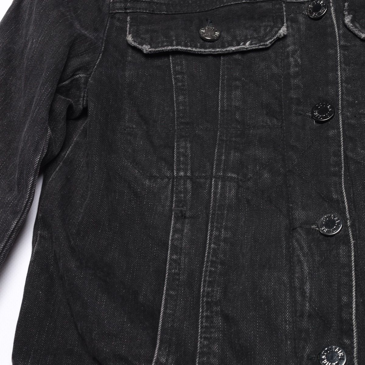 Zadig & Voltaire Zadig Voltaire Kioky Denim Jeans Black Jacket Zip Size S / US 4 / IT 40 - 10 Thumbnail