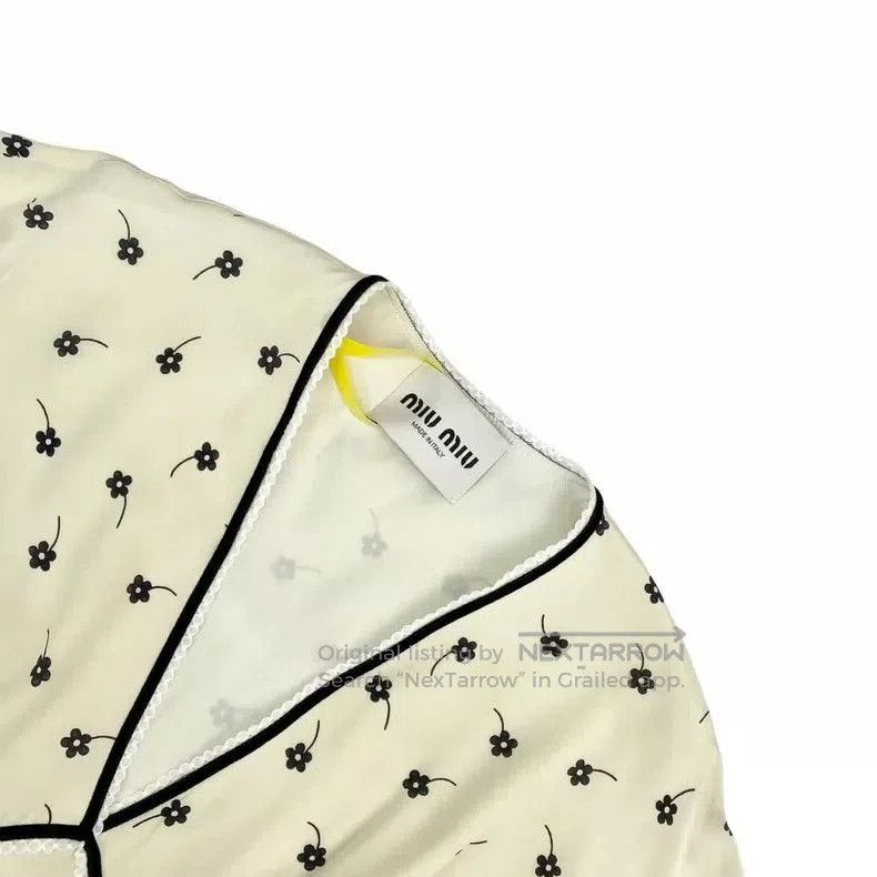 Miu Miu Miu Miu Silk Floral V. Size US 36 / EU 52 - 3 Thumbnail