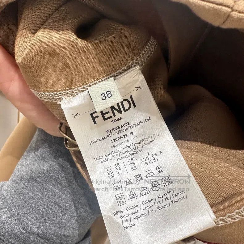 Fendi Fendi 25ss Color Block High Waist Skirt Size 25" / US 0 / IT 36 - 5 Thumbnail