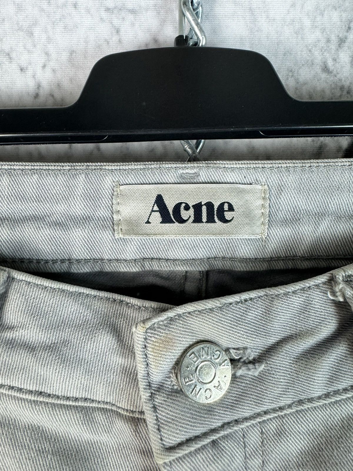 Acne Studios Vintage Acne Jeans Hex Crush Grey Denim Jeans Pants 31/32 Size US 31 - 3 Thumbnail