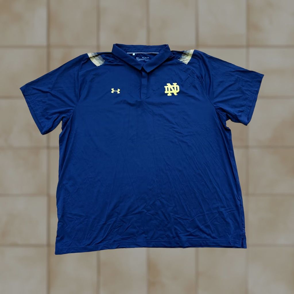 Under Armour Under Armour Polo Shirt Men 4XL HeatGear Golf Striped Blue End Mens Size US XXL / EU 58 / 5 - 1 Thumbnail