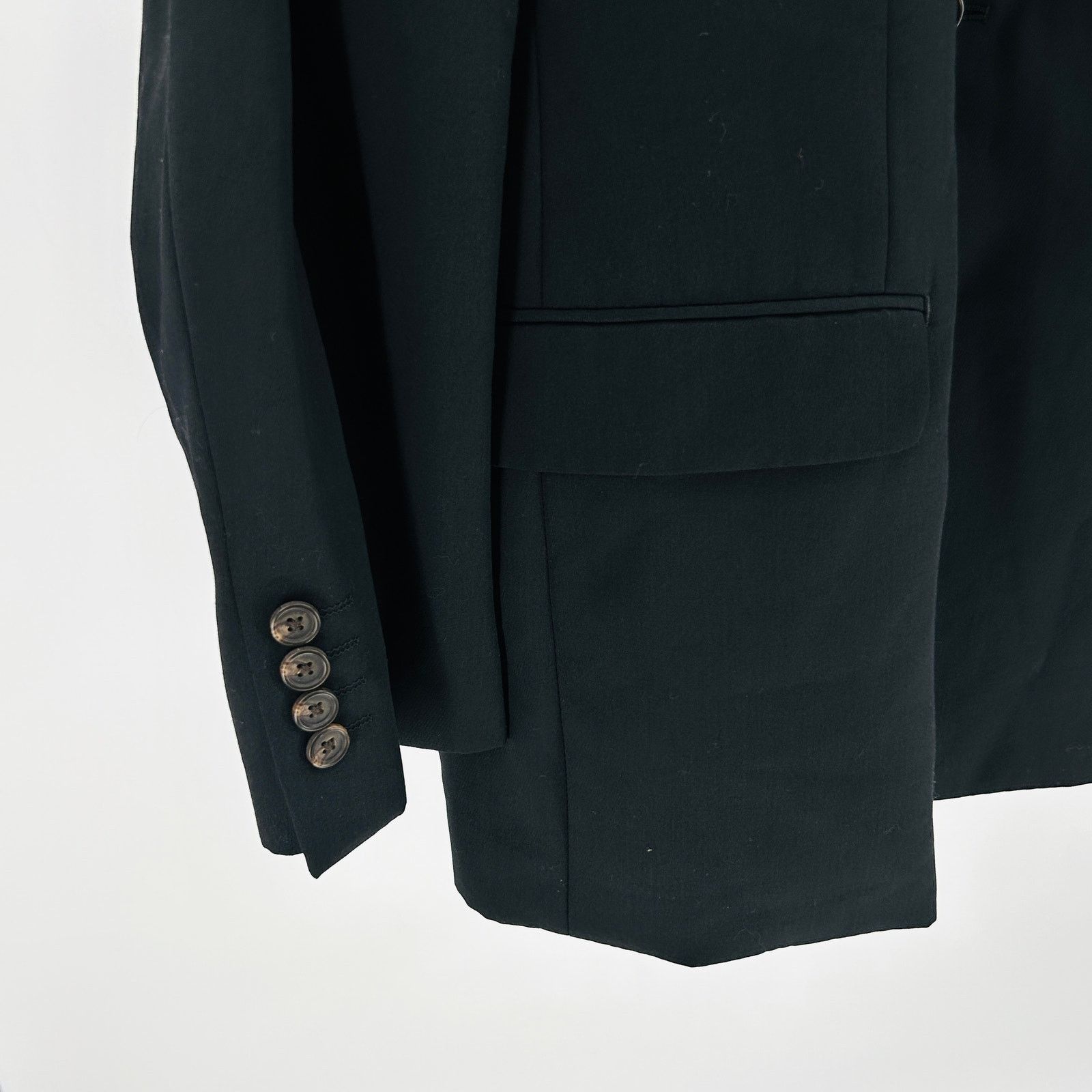 Ralph Lauren Blue Label Ralph Lauren Blue Label Black Wool Tuxedo Jacket Blazer Size 44R - 3 Thumbnail