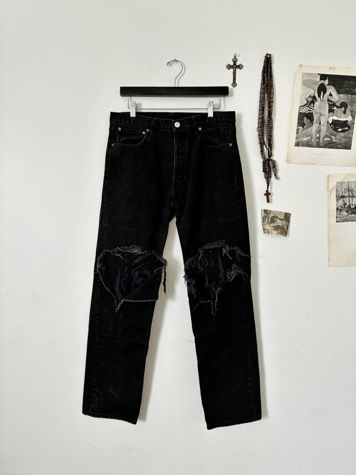 Vetements Vetements FW20 Destroyed Patched Denim Size US 32 / EU 48 - 1 Thumbnail