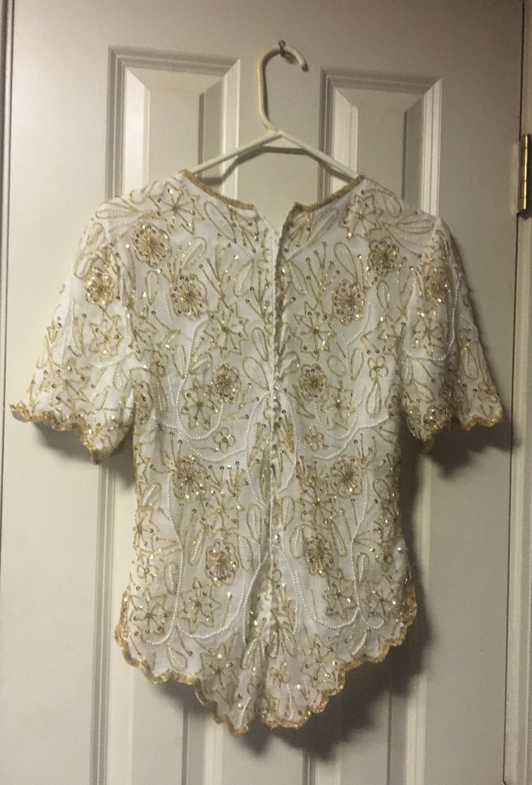 Vintage New Vintage Womens Laurence Kazar Silk Top Petite Medium Size M / US 6-8 / IT 42-44 - 10 Thumbnail