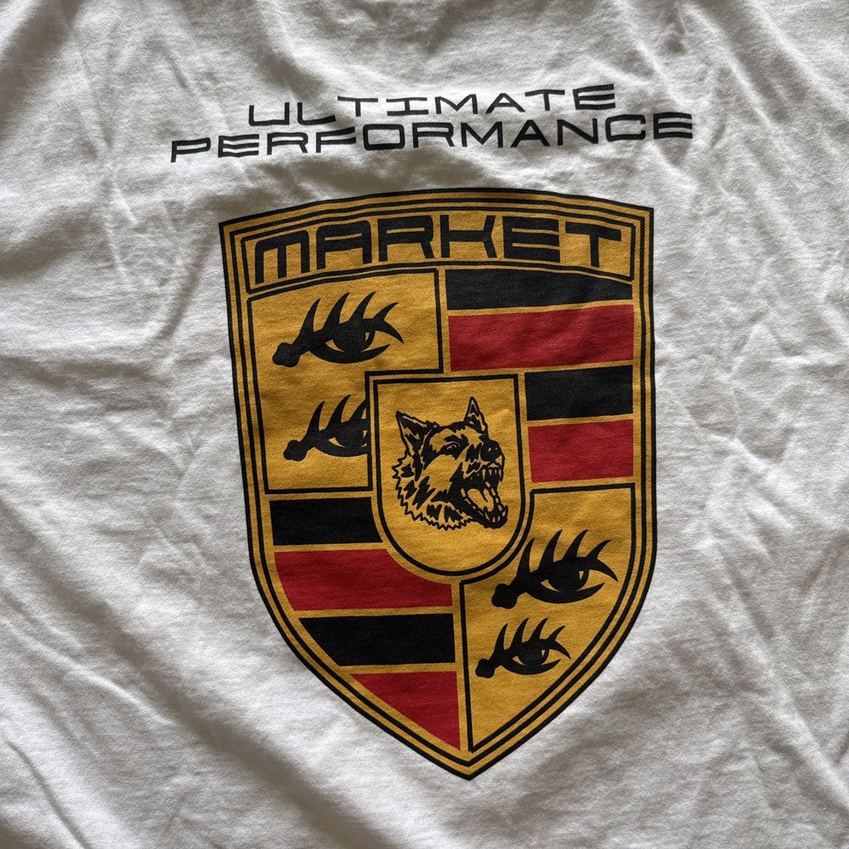 Market MARKET Ultimate Performance Porsche-Inspired Badge White XL Size US XL / EU 56 / 4 - 6 Thumbnail