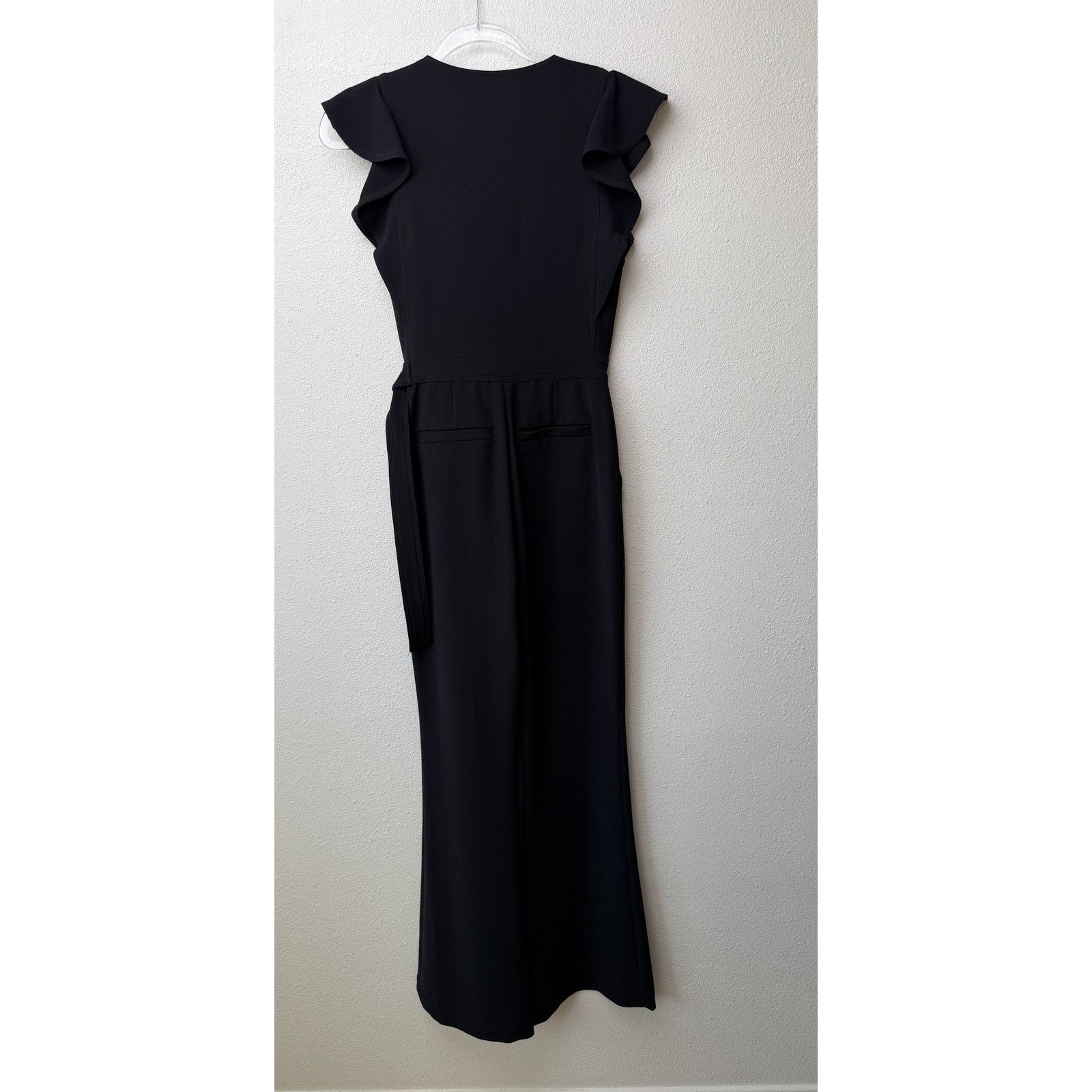 A.L.C. A.L.C. Wilder Black Wrap Flare Jumpsuit Womens 0 Size XS / US 0-2 / IT 36-38 - 5 Thumbnail