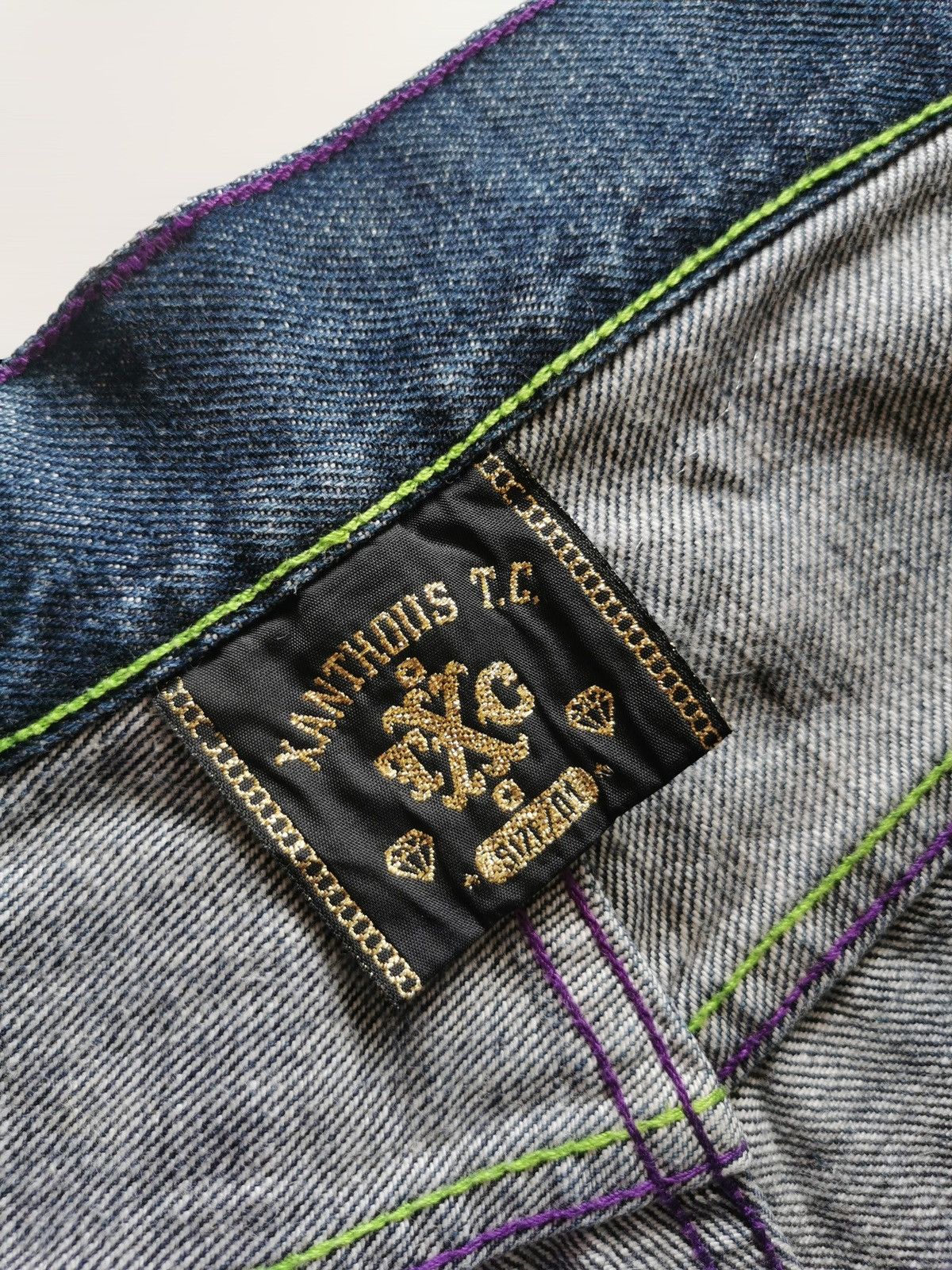 If Six Was Nine × Japanese Brand × Jean Xanthous Selvedge Jeans Size US 33 - 14 Thumbnail