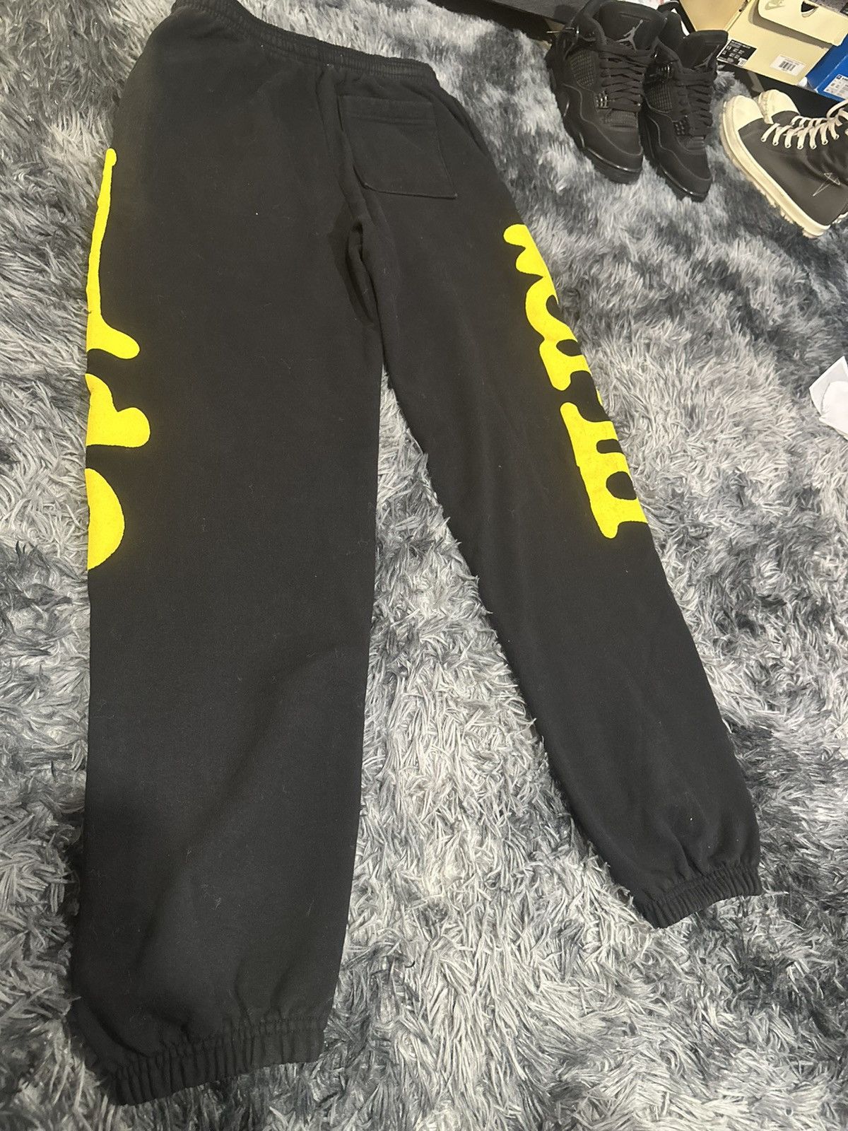 Sp5der Sp5der Beluga Sweatpants Black/Yellow Size US 32 / EU 48 - 2 Thumbnail