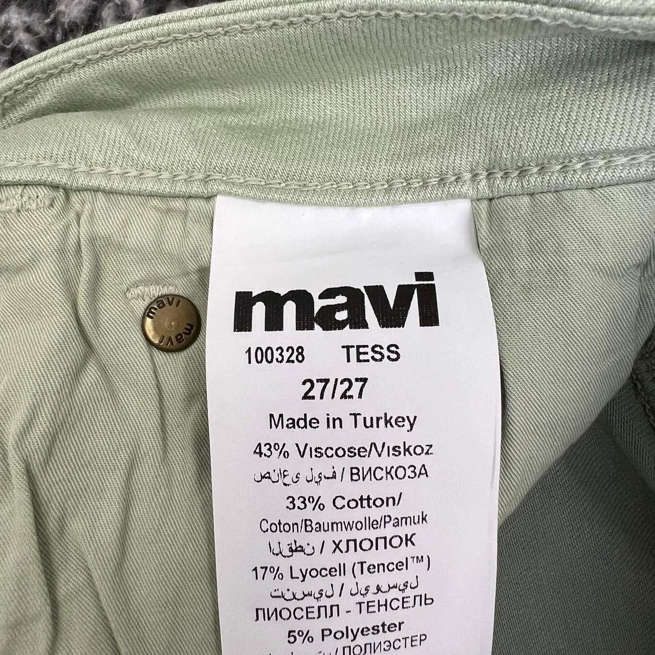 Mavi Mavi Tess Jeans Women 27x27 Mid Rise Skinny Pants Tencel Size 27" / US 4 / IT 40 - 8 Thumbnail