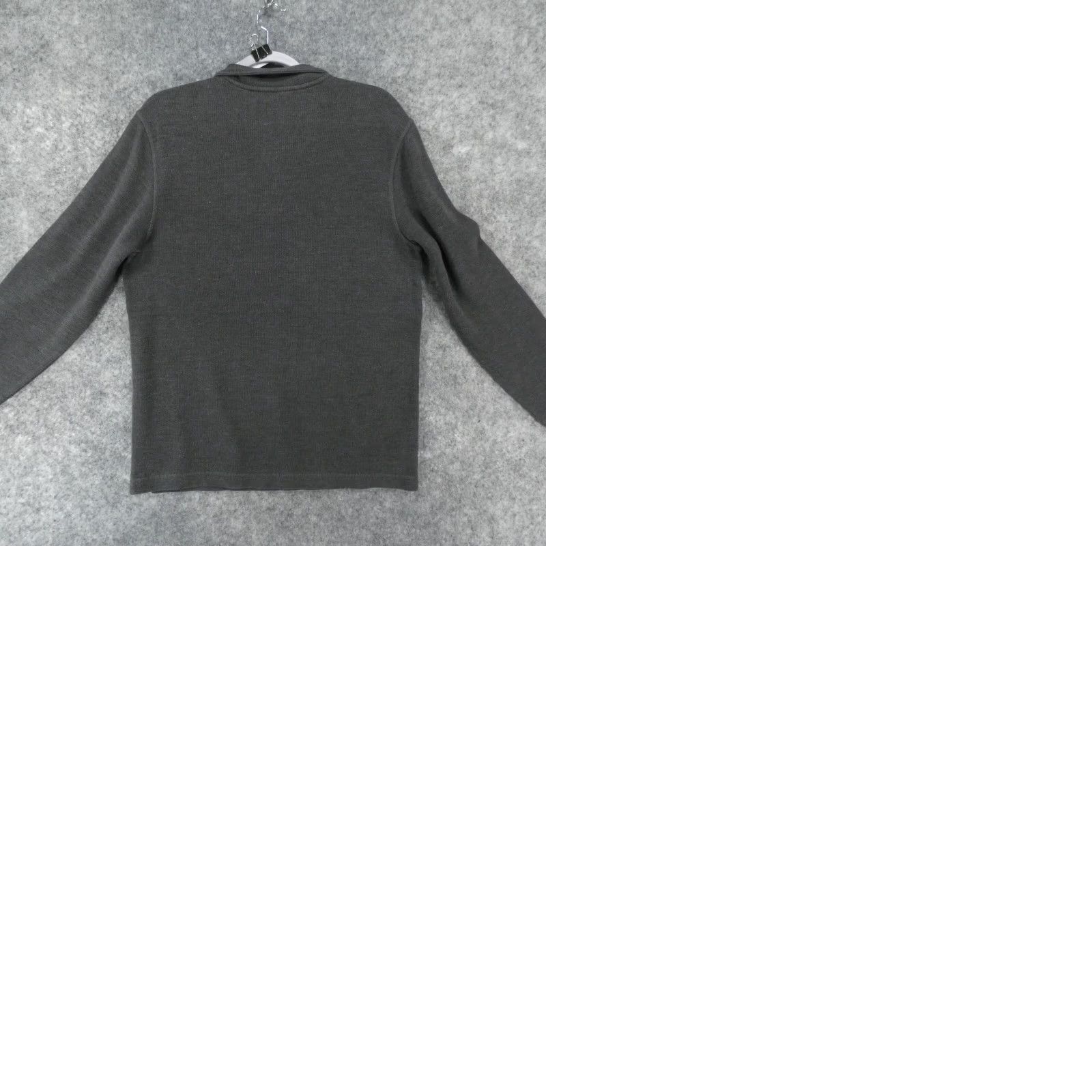 Eddie Bauer Eddie Bauer Sweater Mens Medium Long Sleeve Pullover 1/4 Zip Dark Gray Size US M / EU 48-50 / 2 - 9 Thumbnail