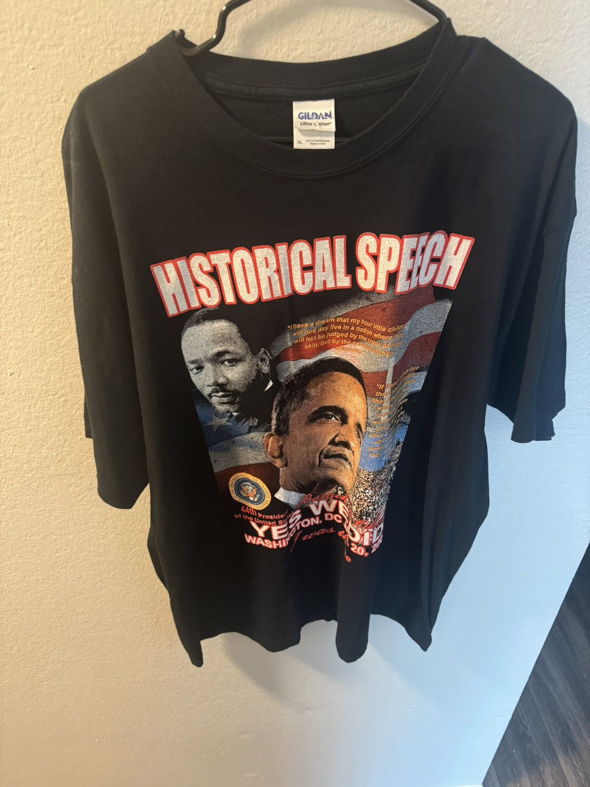 Gildan Vintage Barack Obama Presidential Inaugaration Tee Size US XL / EU 56 / 4 - 1 Thumbnail