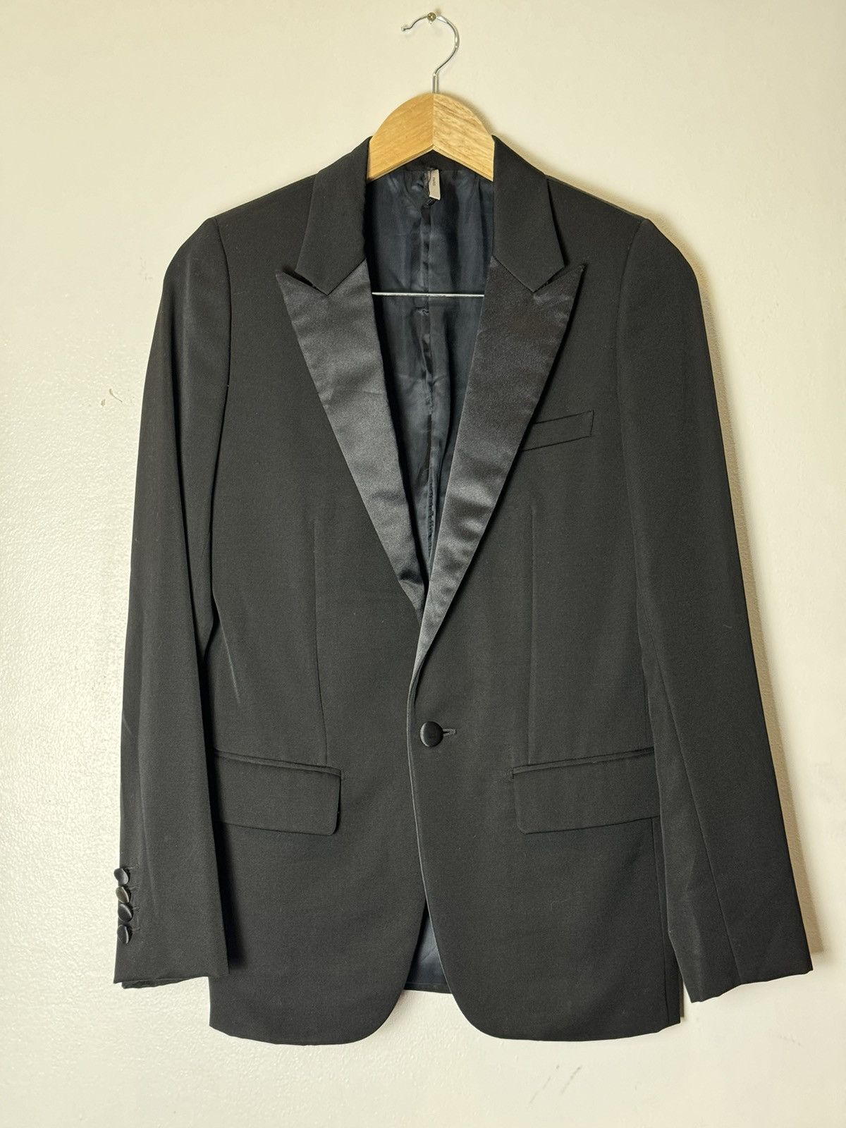 Dior × Hedi Slimane FW 03 Dior Homme Luster Waxed Smoking