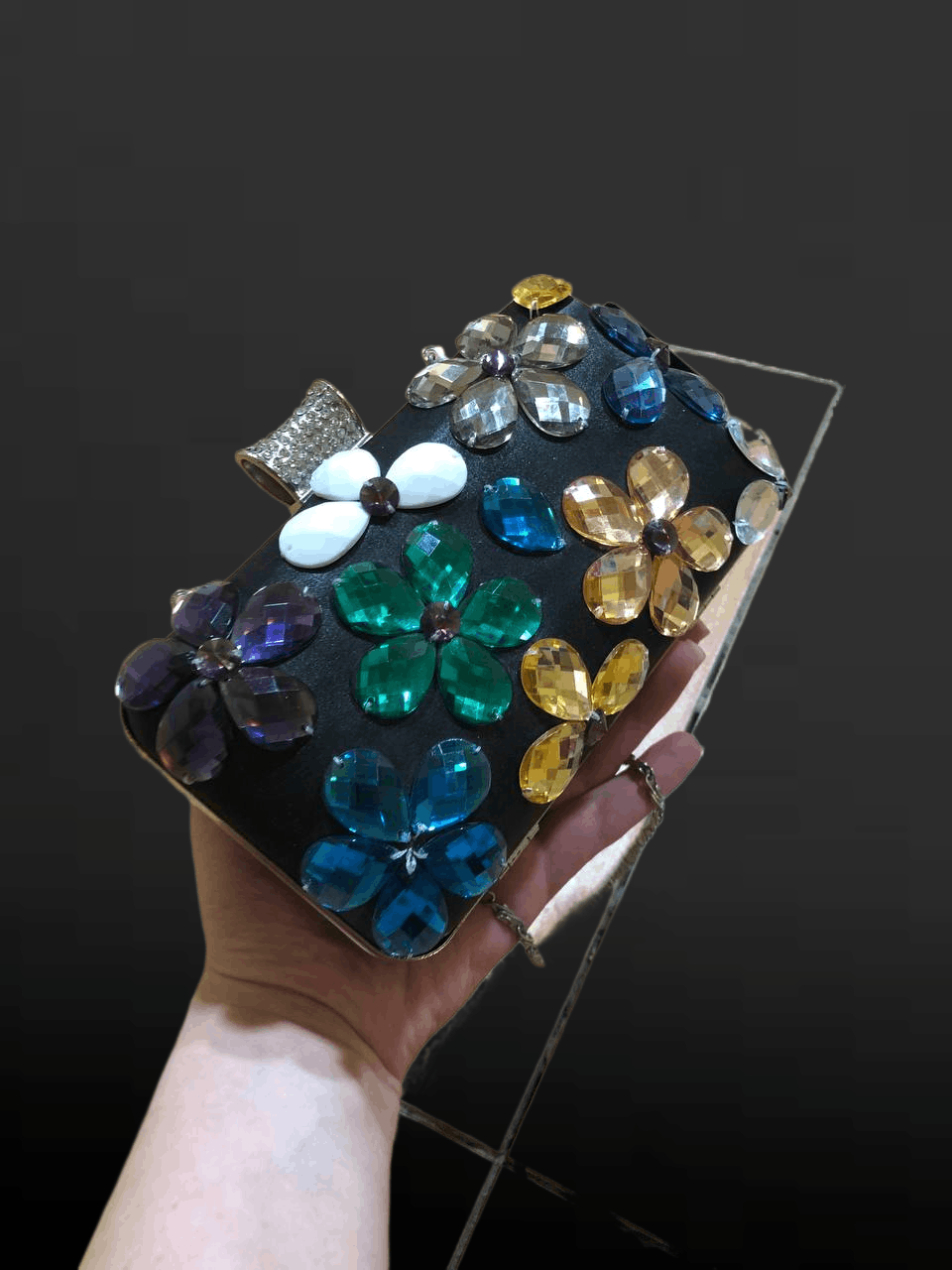 Miss Sixty Miss Sixty Sweet Treats Jeweled Resin Small Clutch Size ONE SIZE - 1 Thumbnail