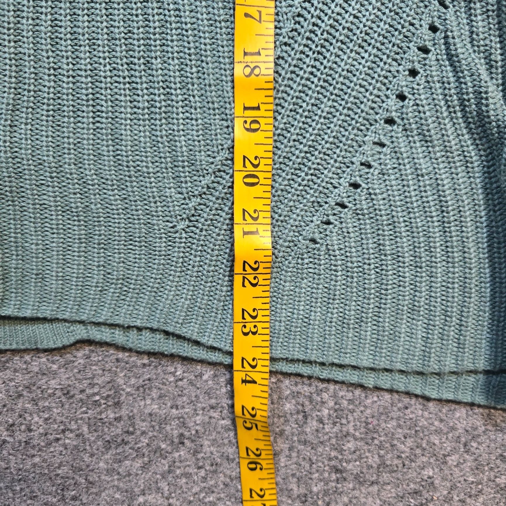 Lucky Brand Lucky Brand Sweater Women Size L Green Knit Lace Up Back Long Sleeve Casual Size L / US 10 / IT 46 - 6 Thumbnail