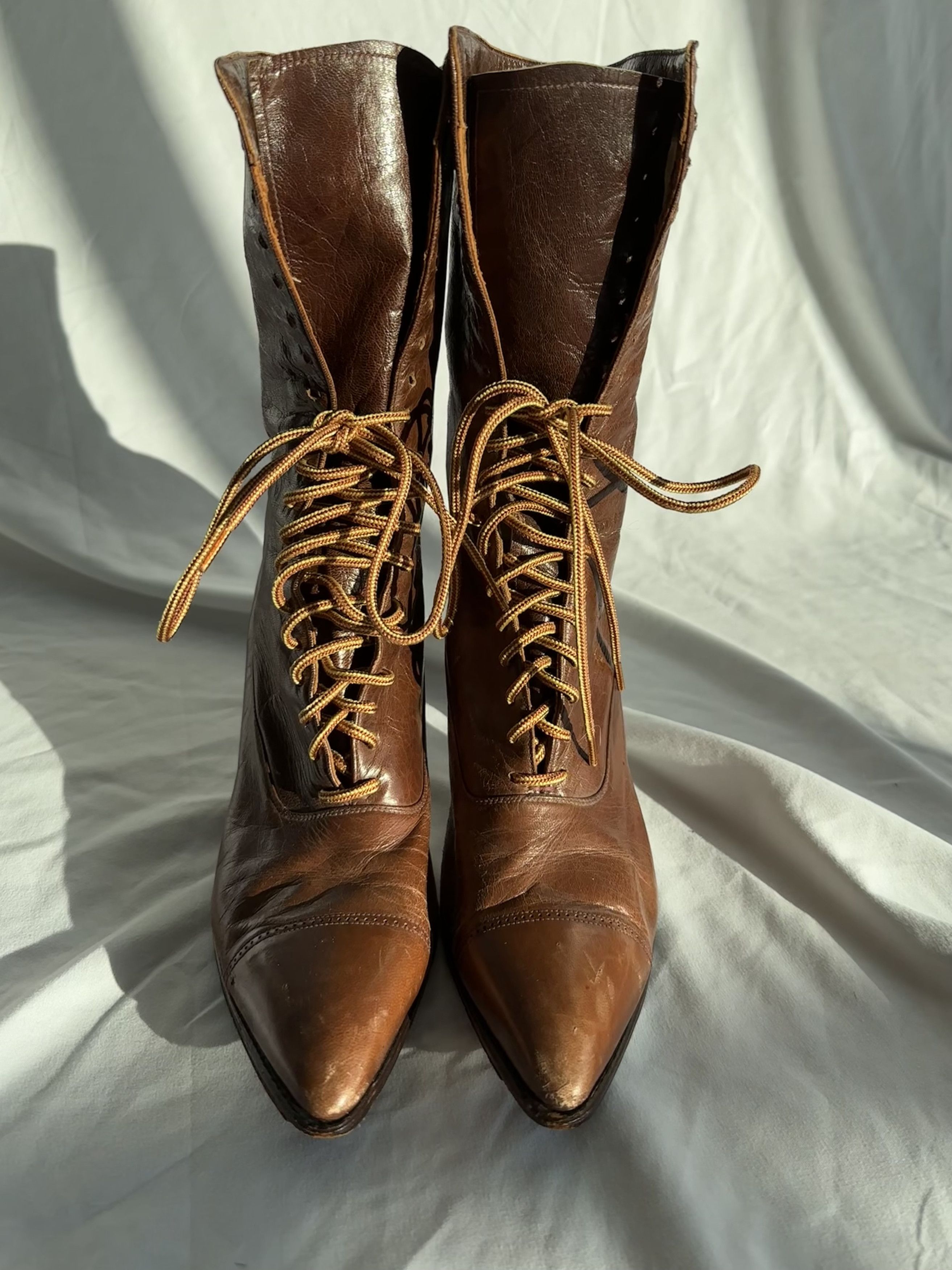Walk-Over Rare Vintage "Walk-Over" Edwardian Revival Boots Size US 6 / IT 36 - 6 Thumbnail