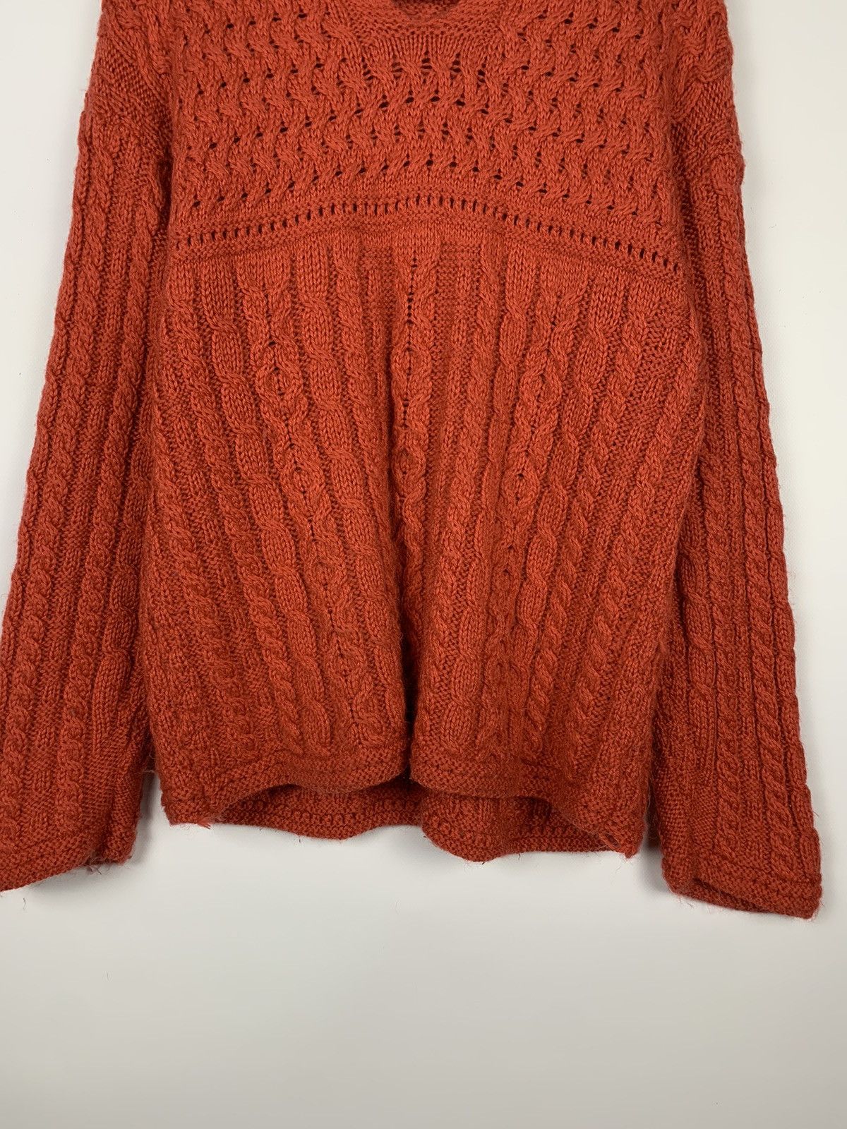 Aran Isles Knitwear Vintage Carraig Donn Cable Knit Wool Sweater Fisherman Sz L Size US L / EU 52-54 / 3 - 4 Thumbnail