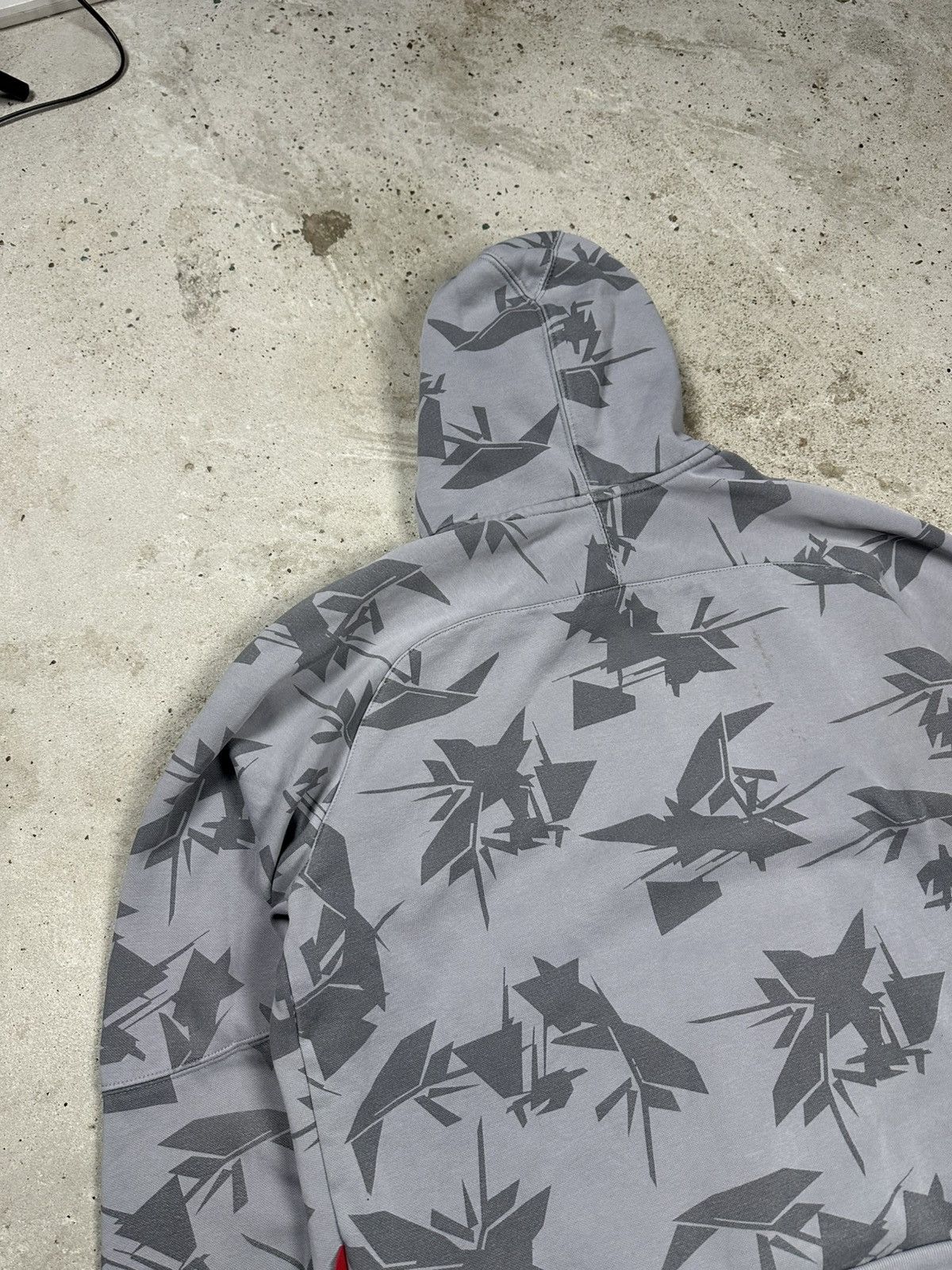 Nike Vintage Y2K Nike Air Grey Boxy Fit Hoodie Sweatshirt Swoosh Size US M / EU 48-50 / 2 - 17 Thumbnail