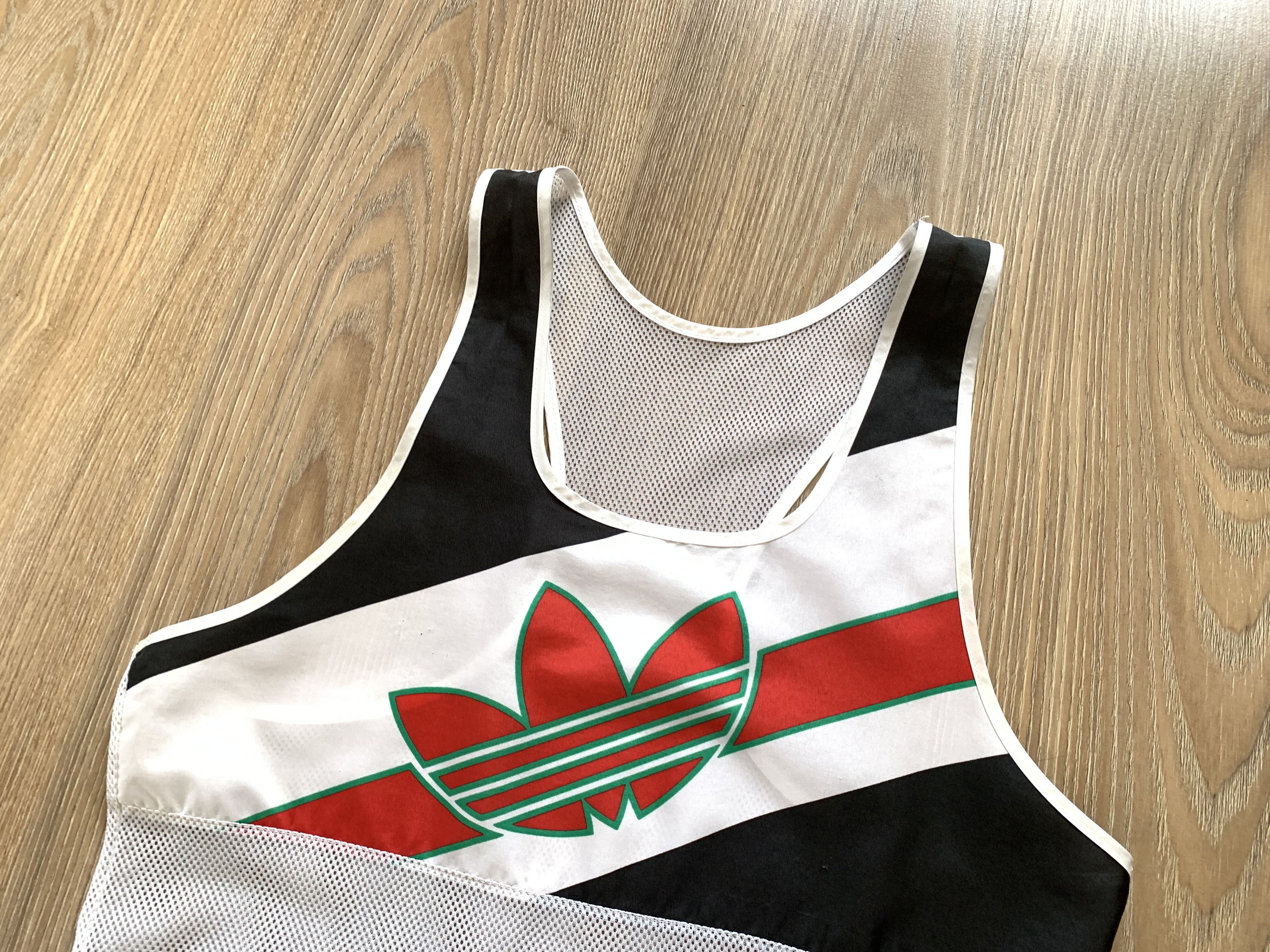 Adidas × Vintage Rare Adidas West Germany Big Logo Retro Sprinter Tank Top Size US XS / EU 42 / 0 - 4 Thumbnail