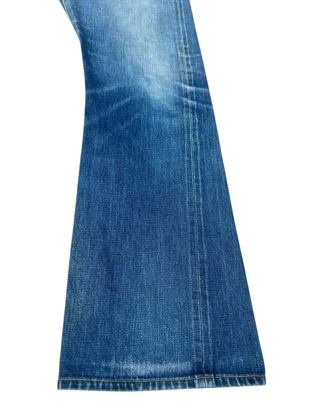 KATO Vintage Kato Japan Ripped Distressed Faded Denim Flare Jeans Size US 31 - 11 Thumbnail